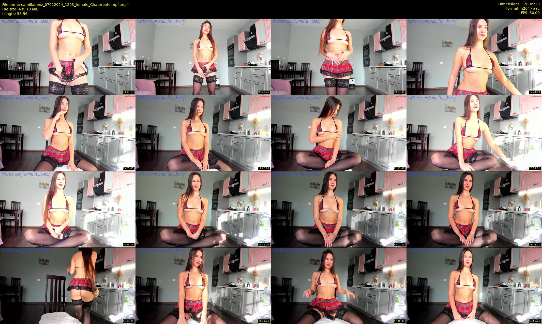 camillabenz — 54 minute Chaturbate female cam show recording, 720p, Feb 7, 2024
