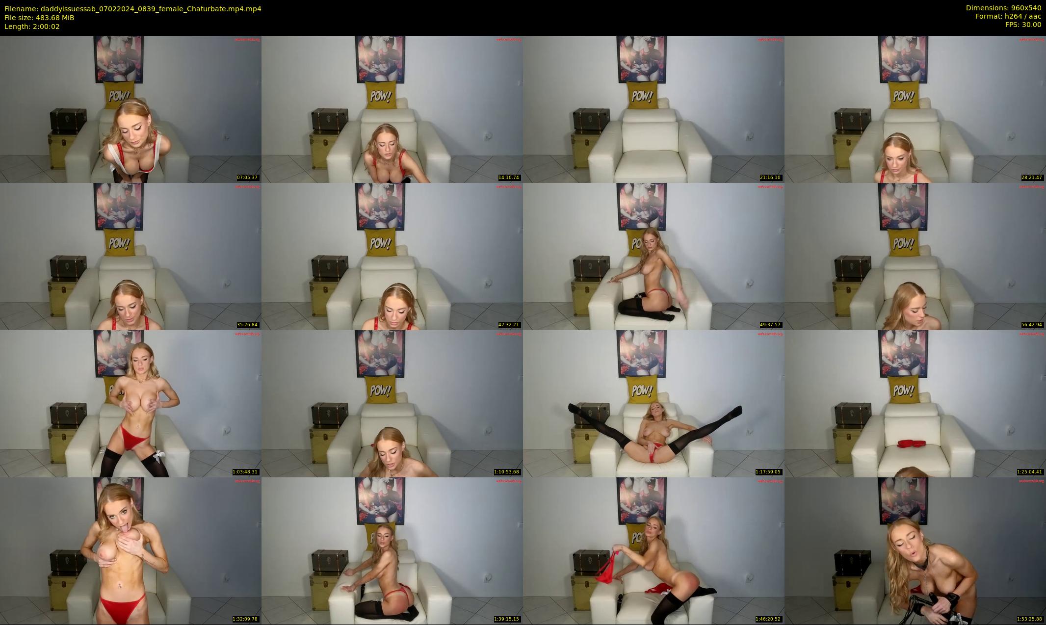 daddyissuessab — 121 minute Chaturbate female cam show recording, 480p, Feb 7, 2024