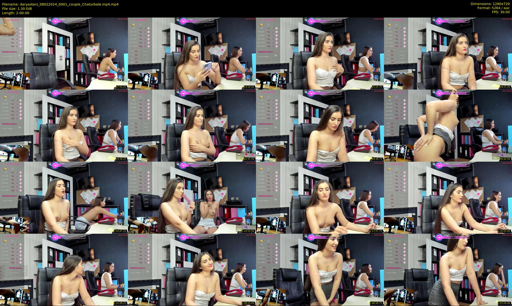 daryastars — 120 minute Chaturbate couple cam show recording, 720p, Feb 8, 2024
