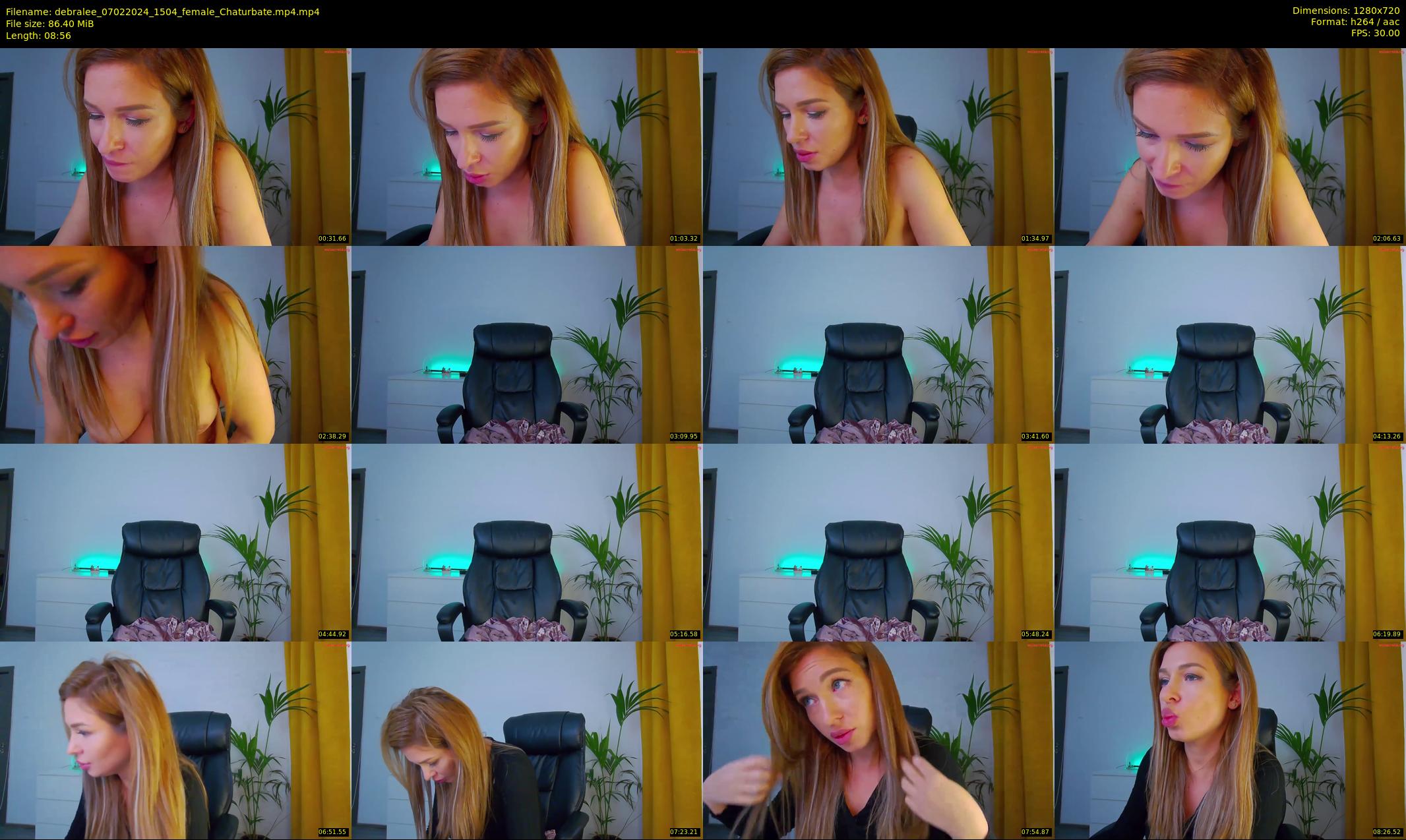 debralee — 9 minute Chaturbate female cam show recording, 720p, Feb 7, 2024