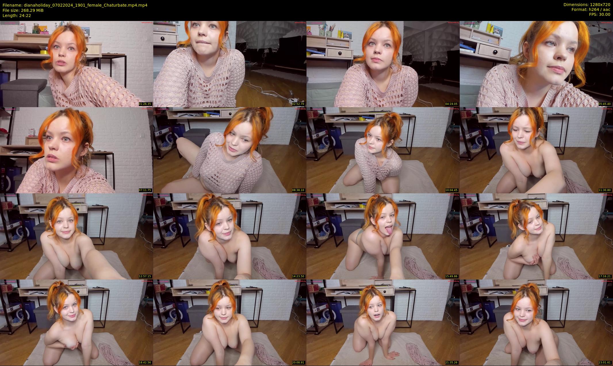 dianaholiday — 25 minute Chaturbate female cam show recording, 720p, Feb 7, 2024