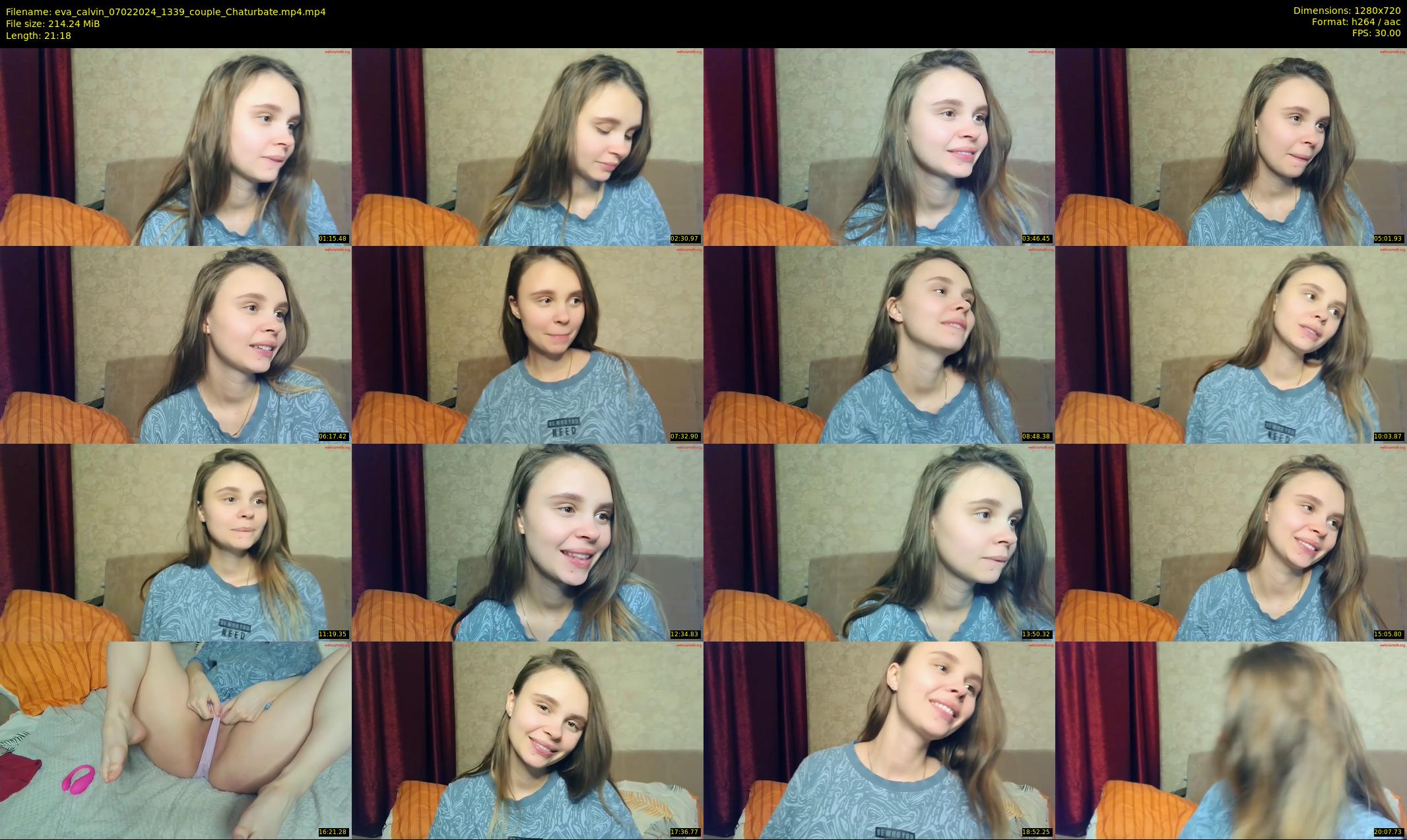 eva_calvin — 22 minute Chaturbate couple cam show recording, 720p, Feb 7, 2024