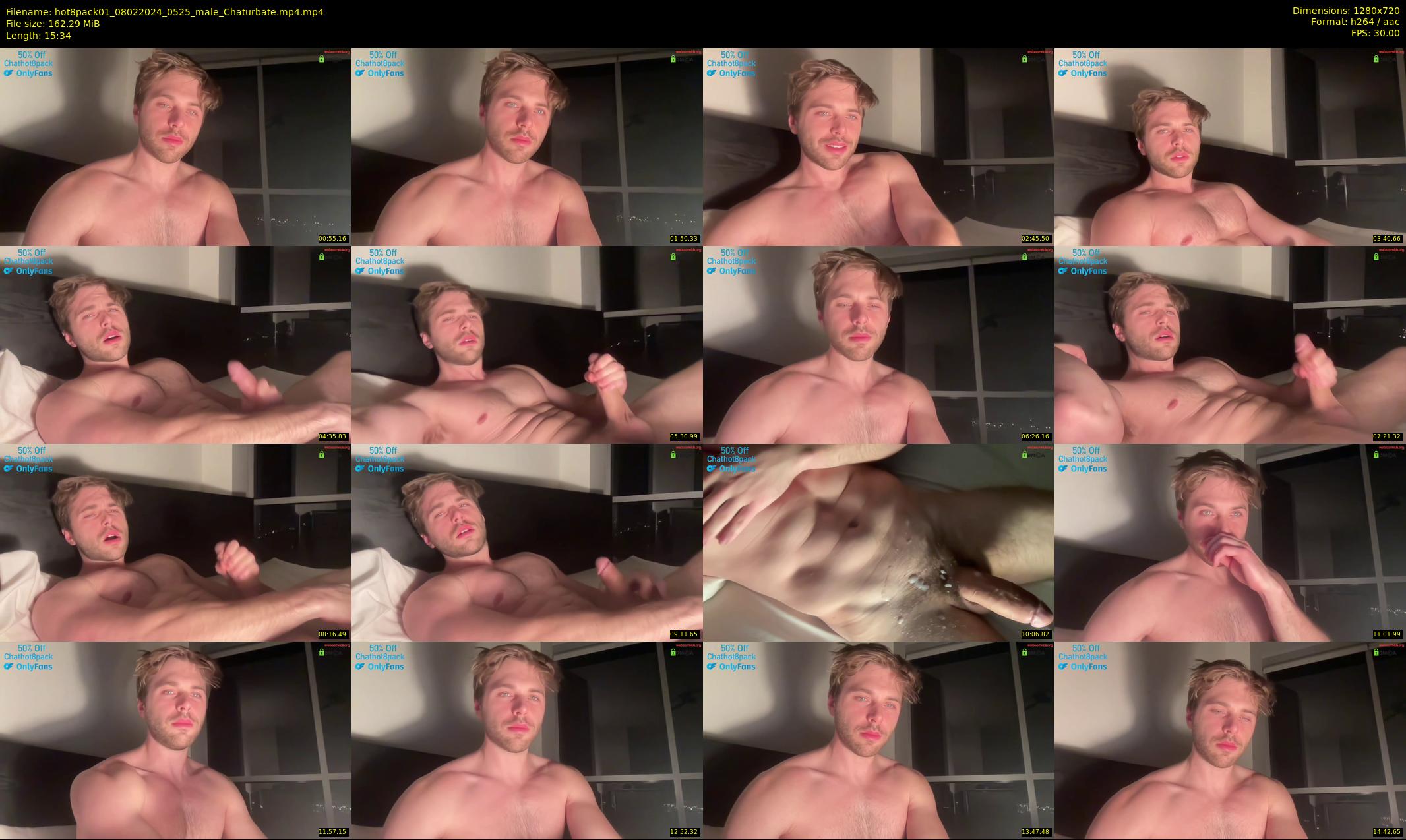 hot8pack01 — 16 minute Chaturbate male cam show recording, 720p, Feb 8, 2024