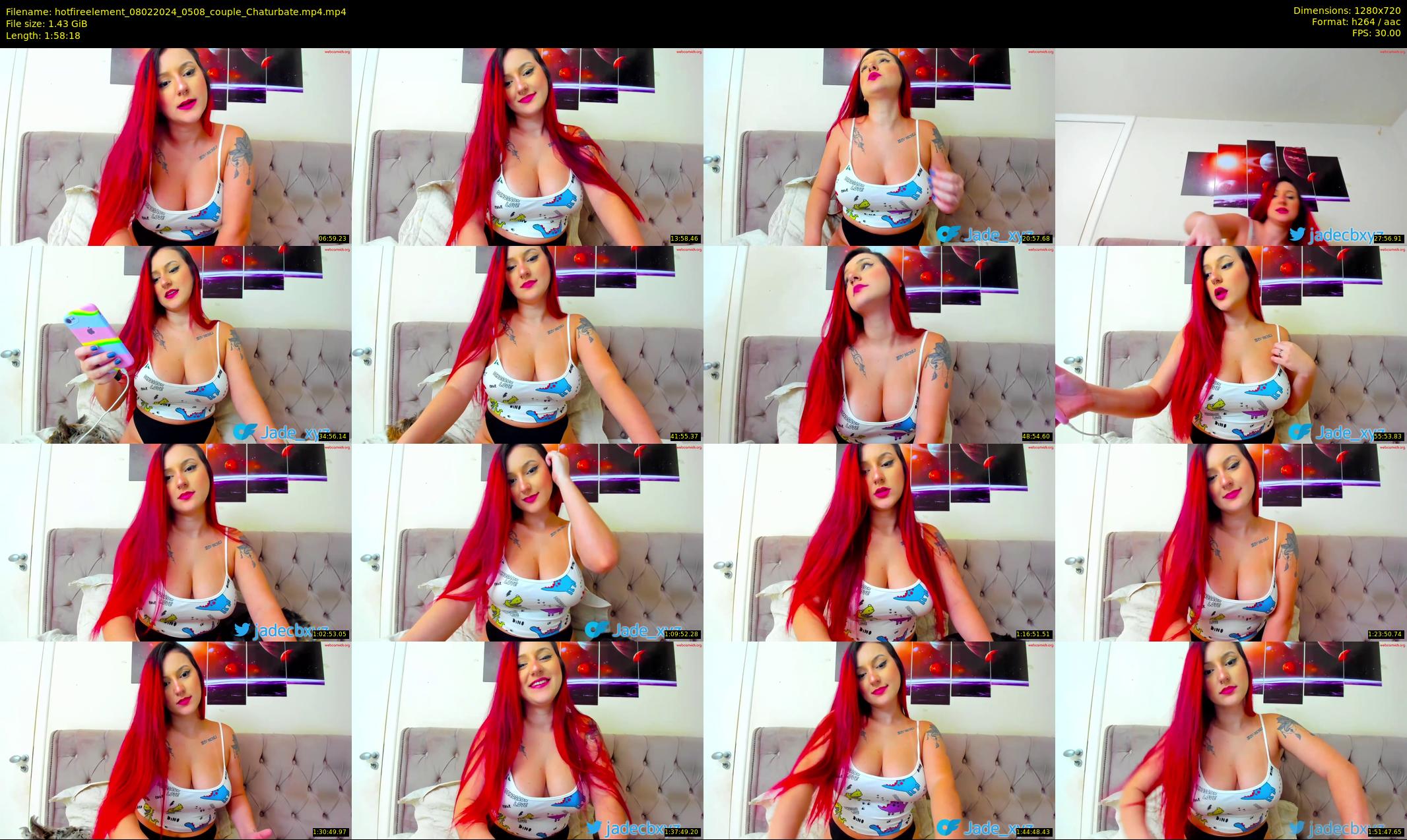 hotfireelement — 119 minute Chaturbate couple cam show recording, 720p, Feb 8, 2024