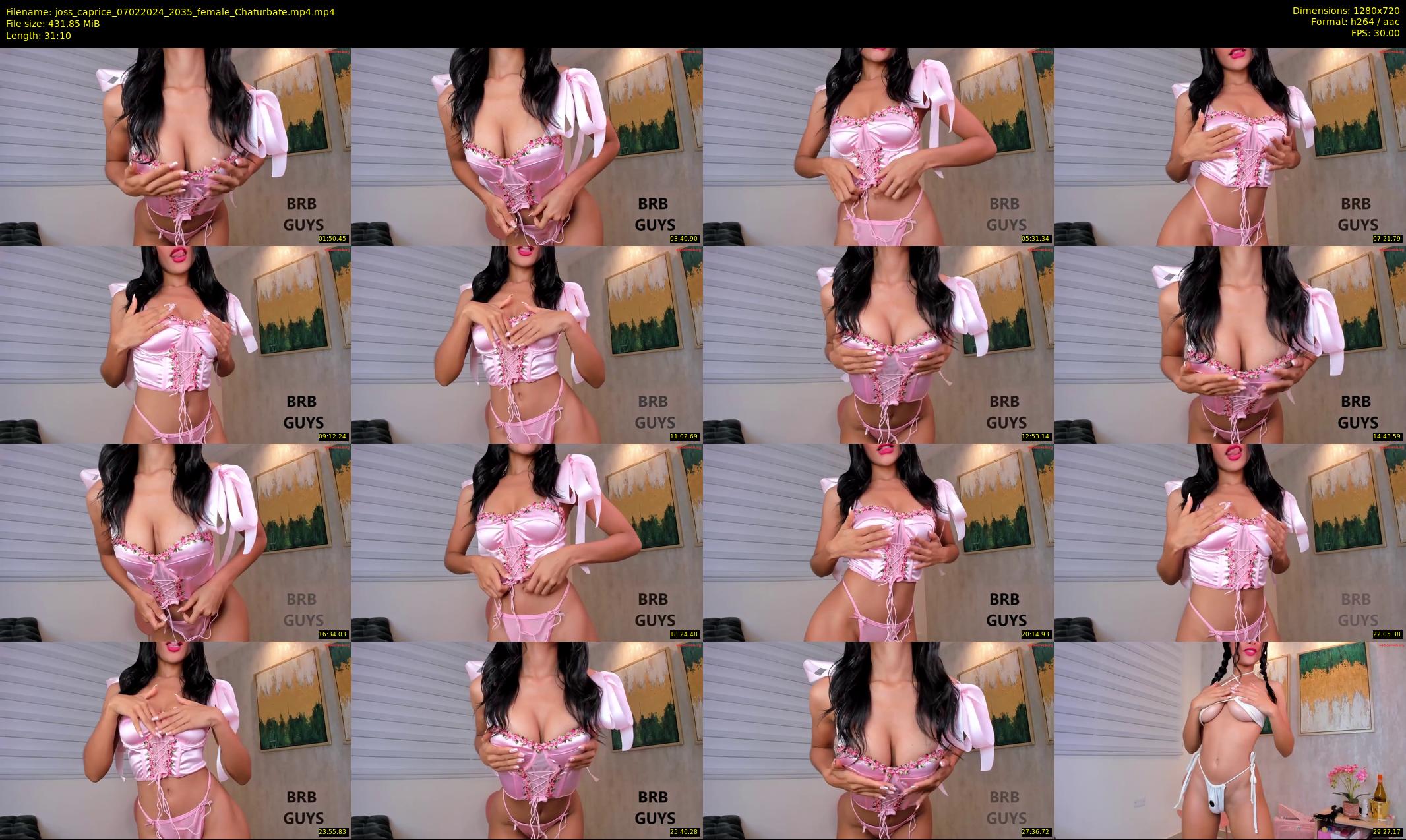 joss_caprice — 32 minute Chaturbate female cam show recording, 720p, Feb 7, 2024
