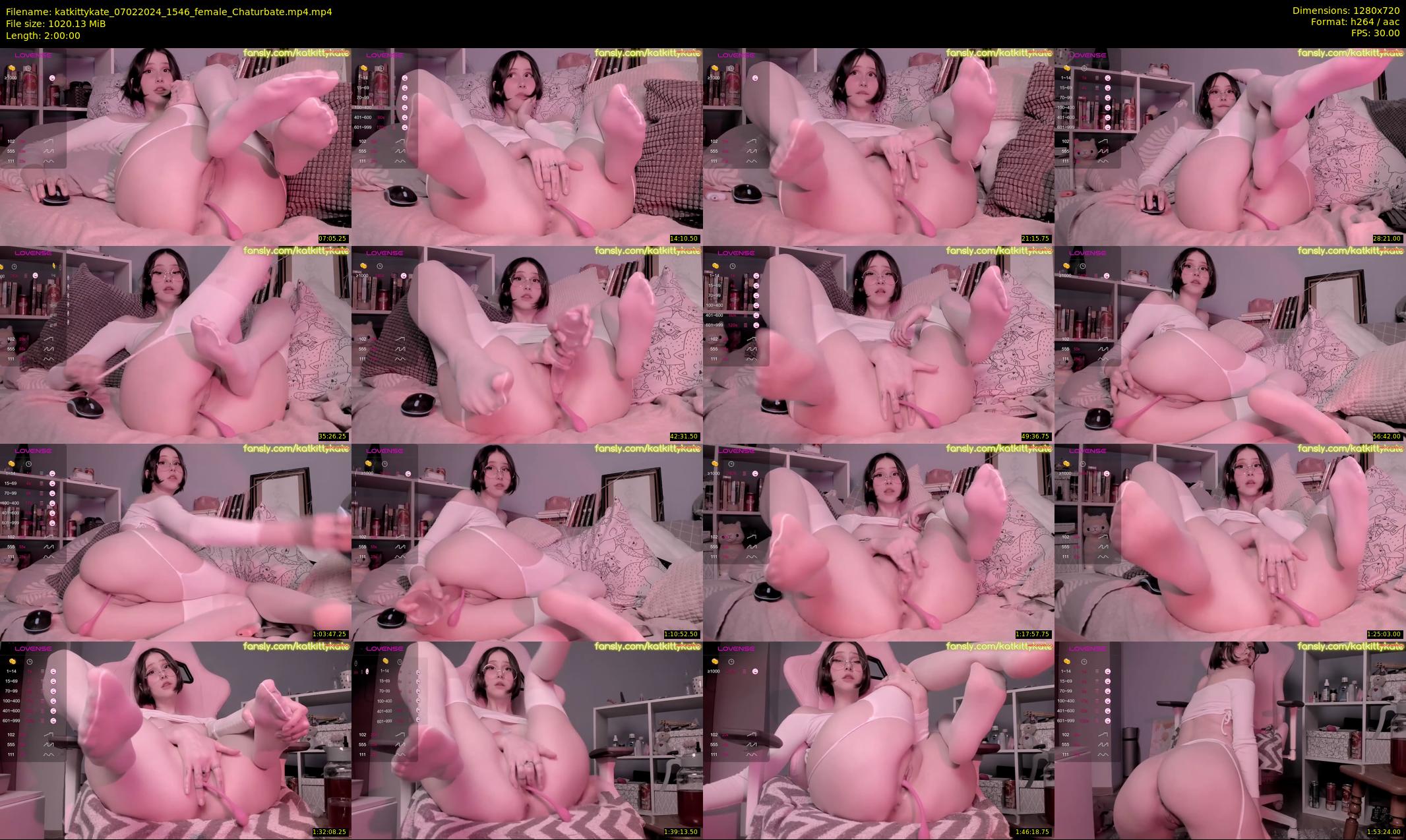 katkittykate — 120 minute Chaturbate female cam show recording, 720p, Feb 7, 2024