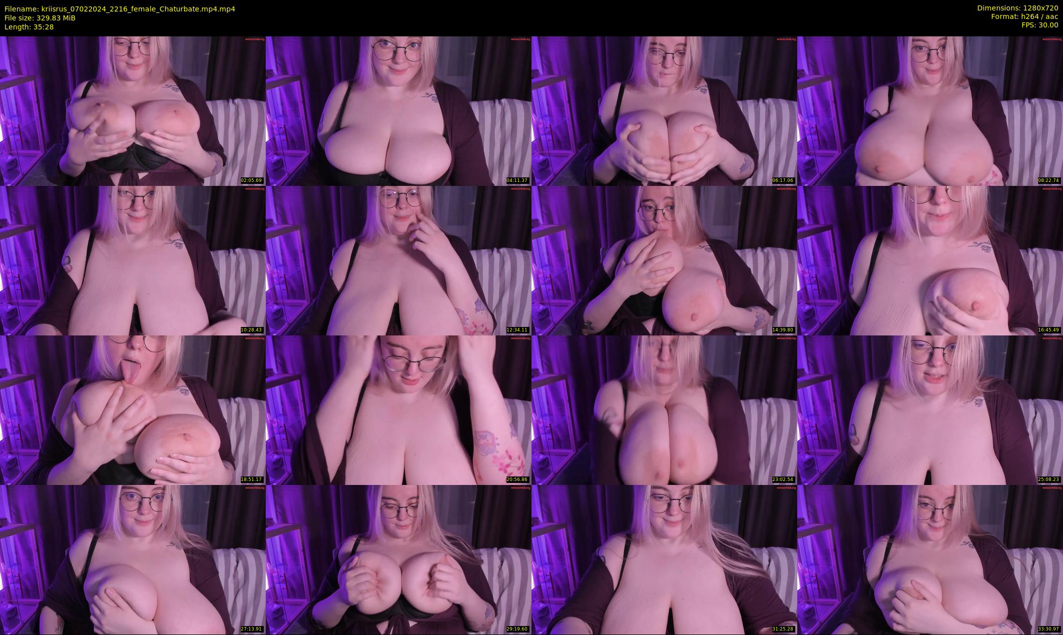 kriisrus — 36 minute Chaturbate female cam show recording, 720p, Feb 7, 2024