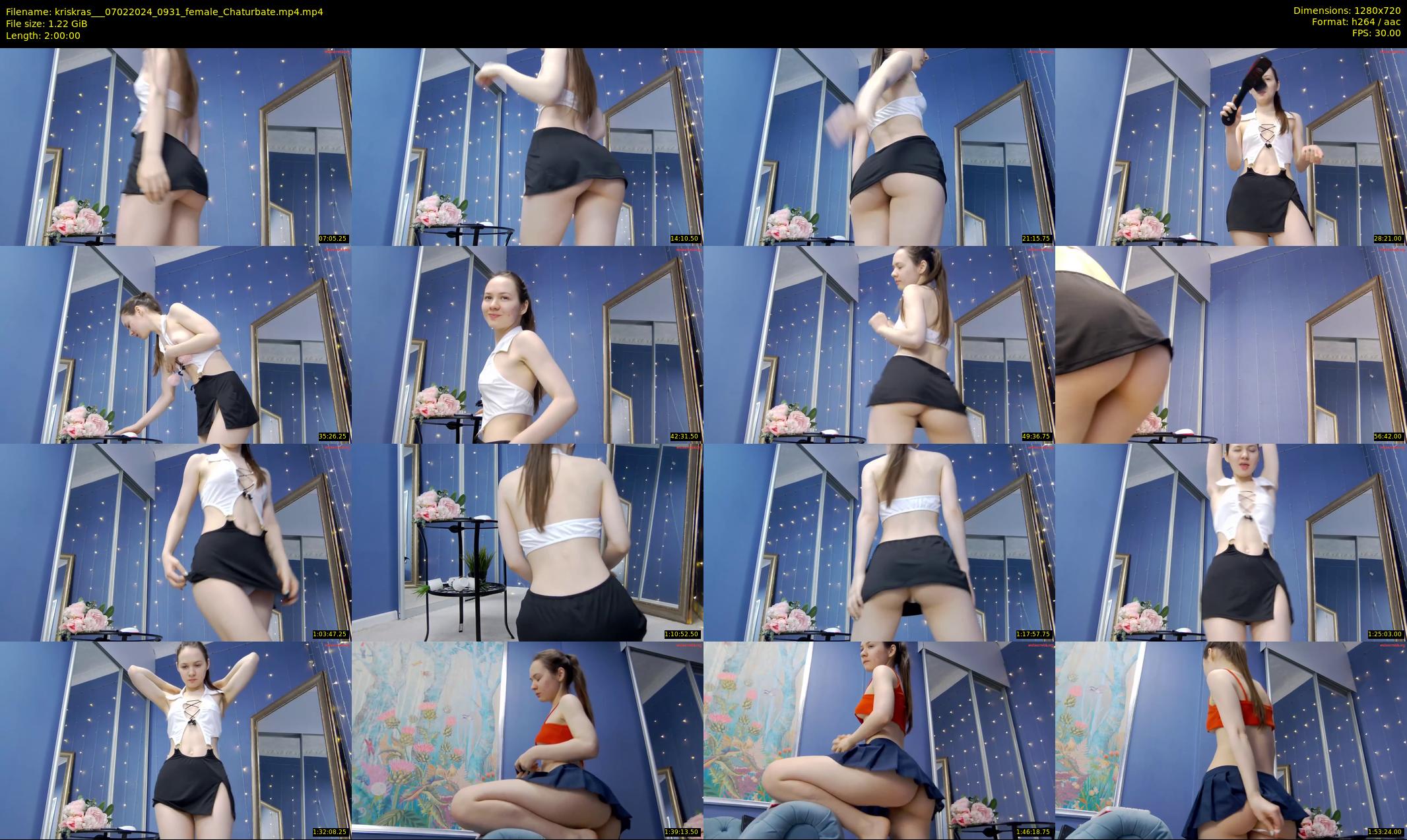 kriskras__ — 120 minute Chaturbate female cam show recording, 720p, Feb 7, 2024
