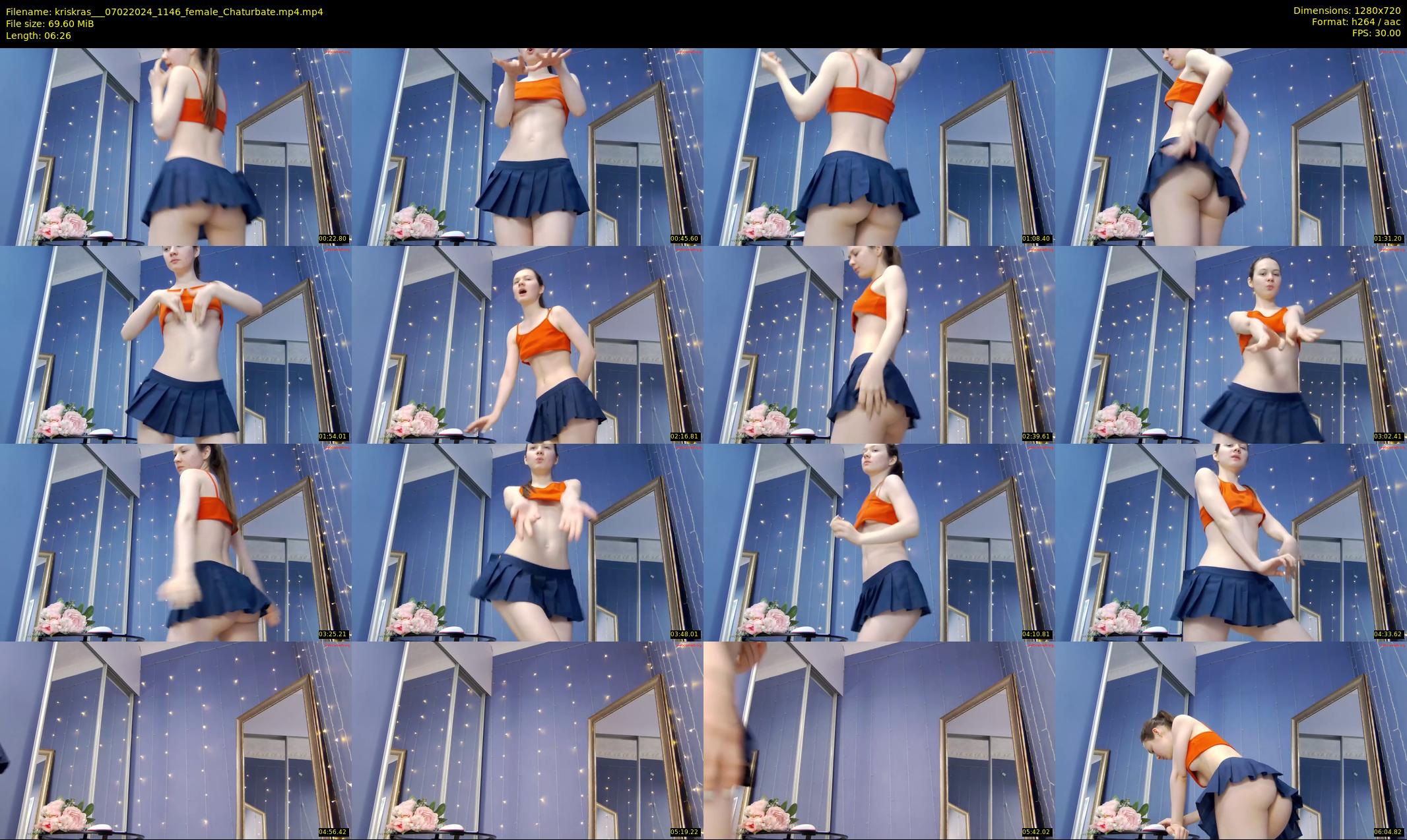 kriskras__ — 7 minute Chaturbate female cam show recording, 720p, Feb 7, 2024