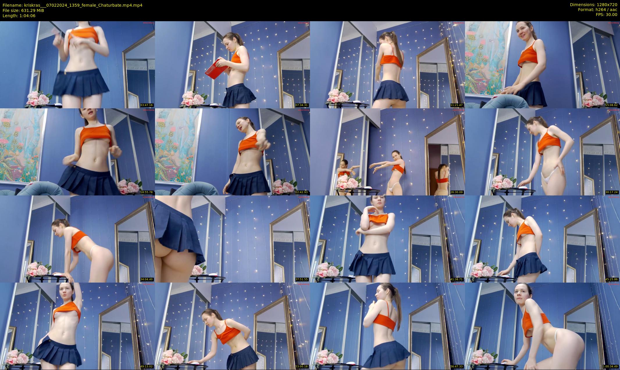 kriskras__ — 65 minute Chaturbate female cam show recording, 720p, Feb 7, 2024