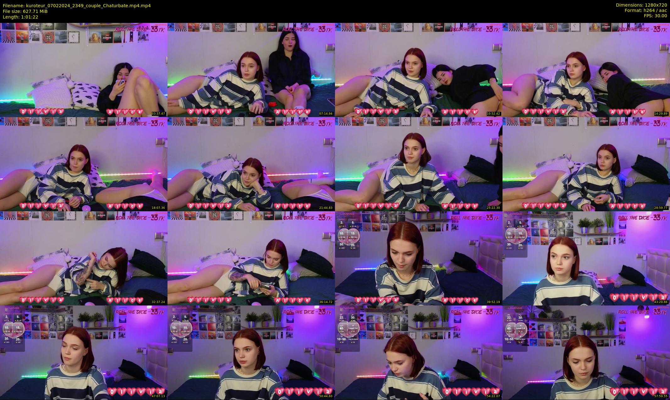 kuroteur — 62 minute Chaturbate couple cam show recording, 720p, Feb 7, 2024