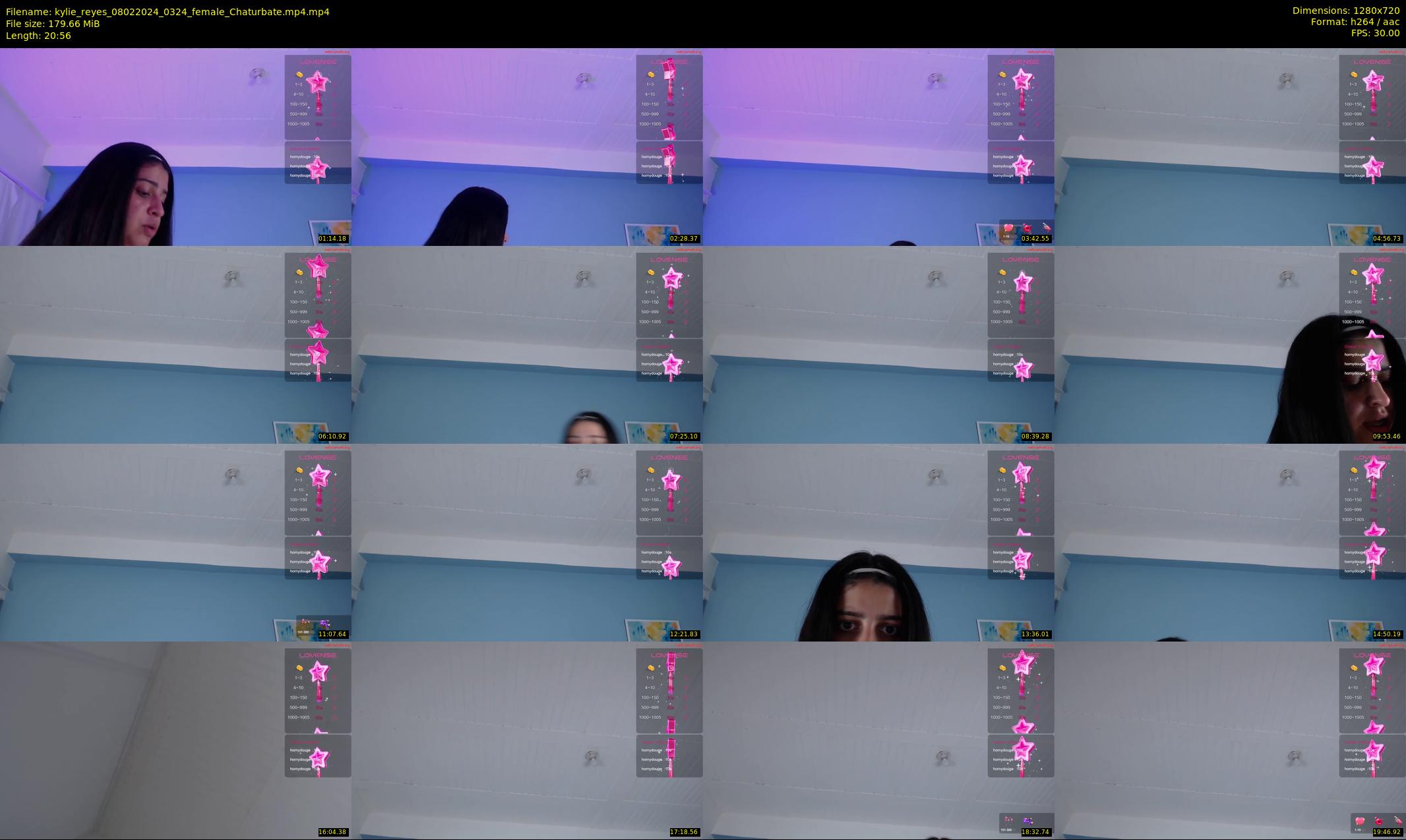 kylie_reyes — 21 minute Chaturbate female cam show recording, 720p, Feb 8, 2024