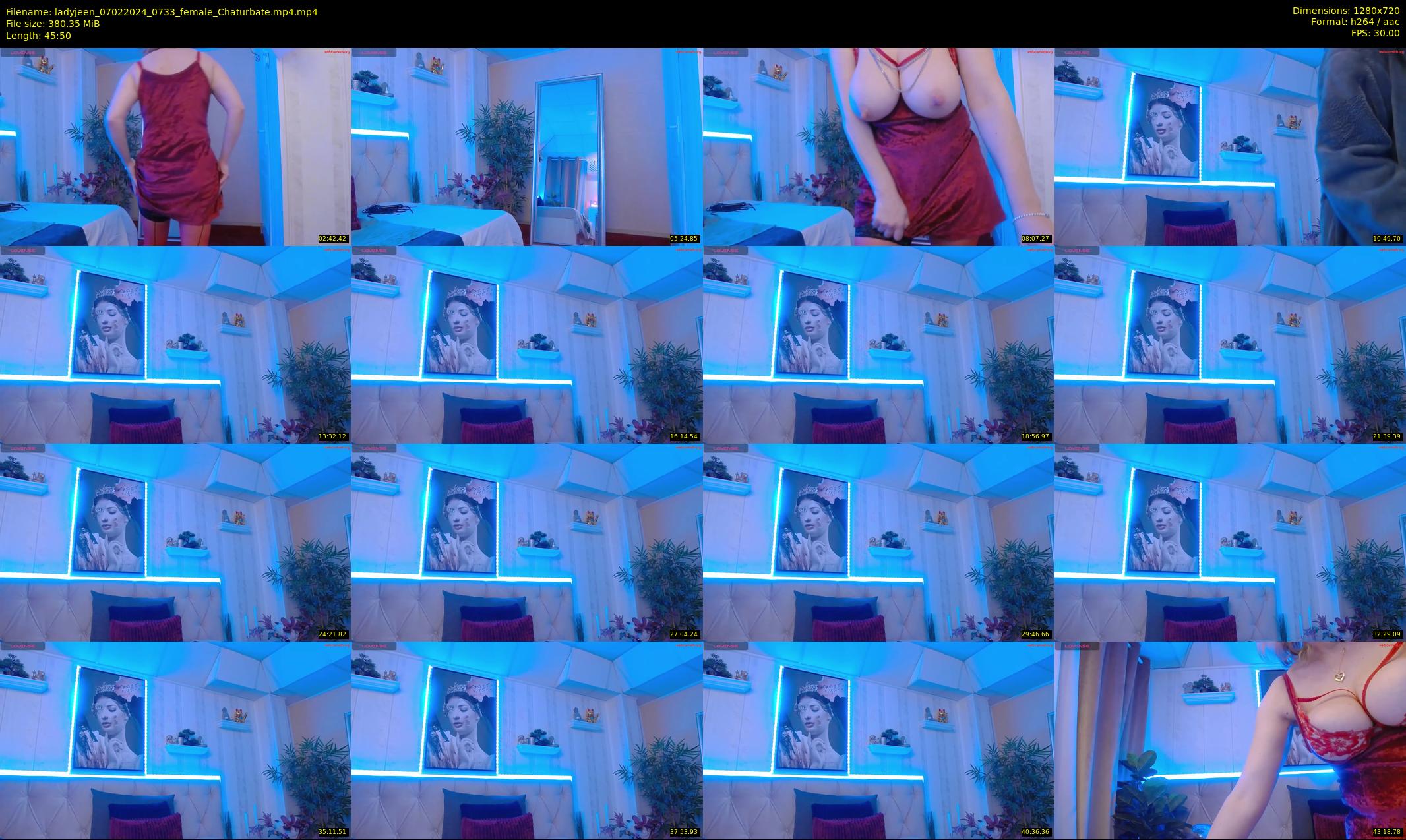 ladyjeen — 46 minute Chaturbate female cam show recording, 720p, Feb 7, 2024