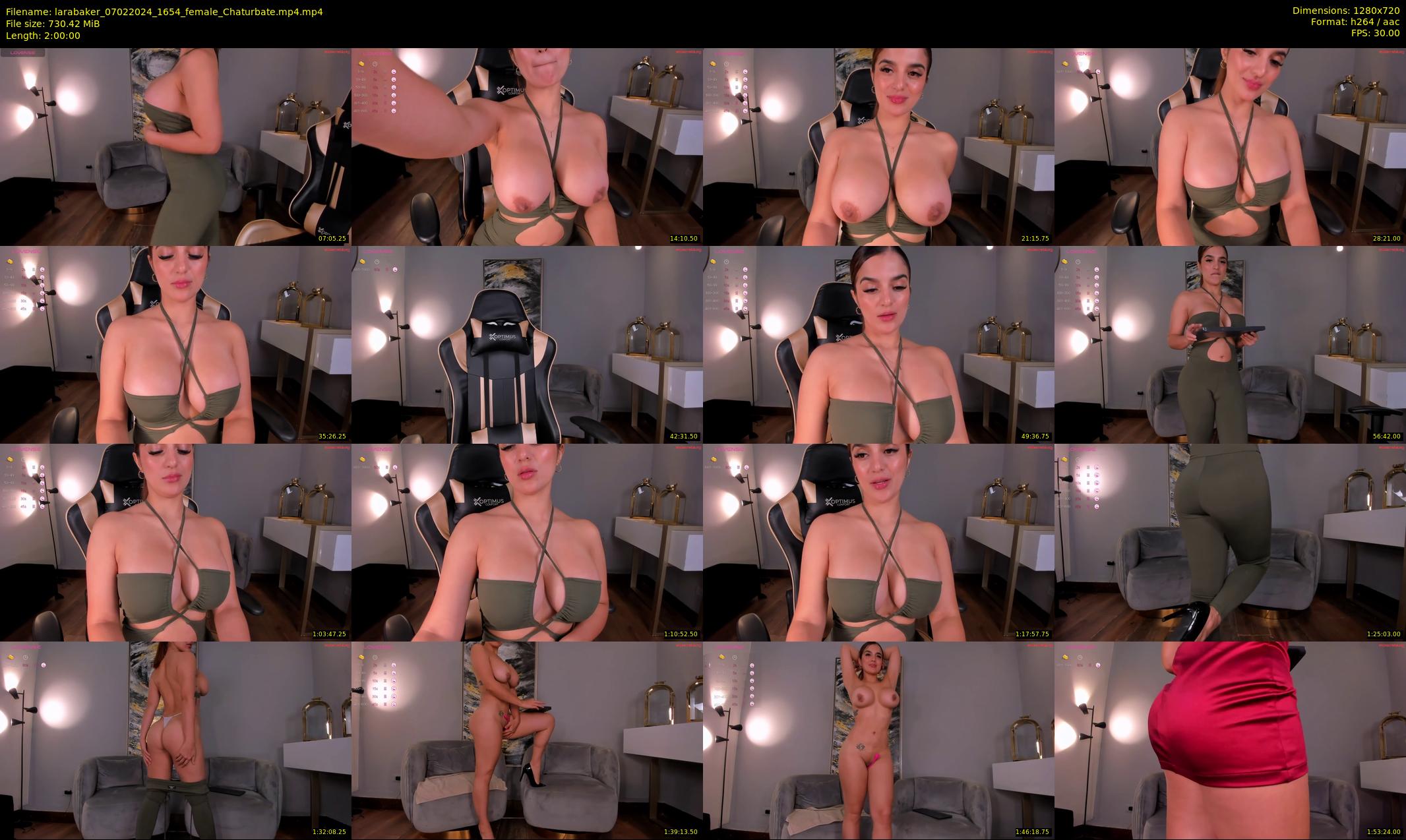 larabaker — 120 minute Chaturbate female cam show recording, 720p, Feb 7, 2024