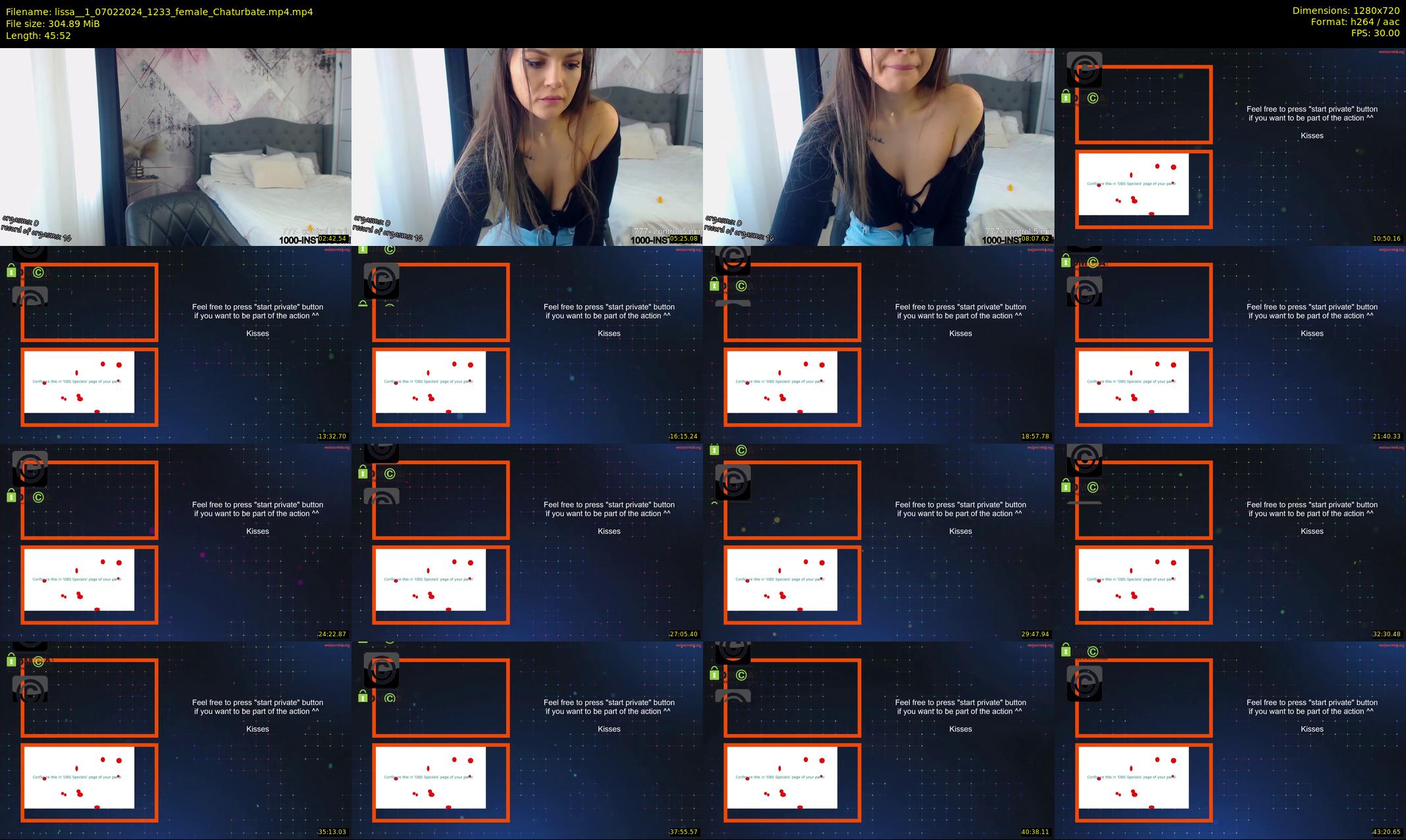 lissa__1 — 46 minute Chaturbate female cam show recording, 720p, Feb 7, 2024