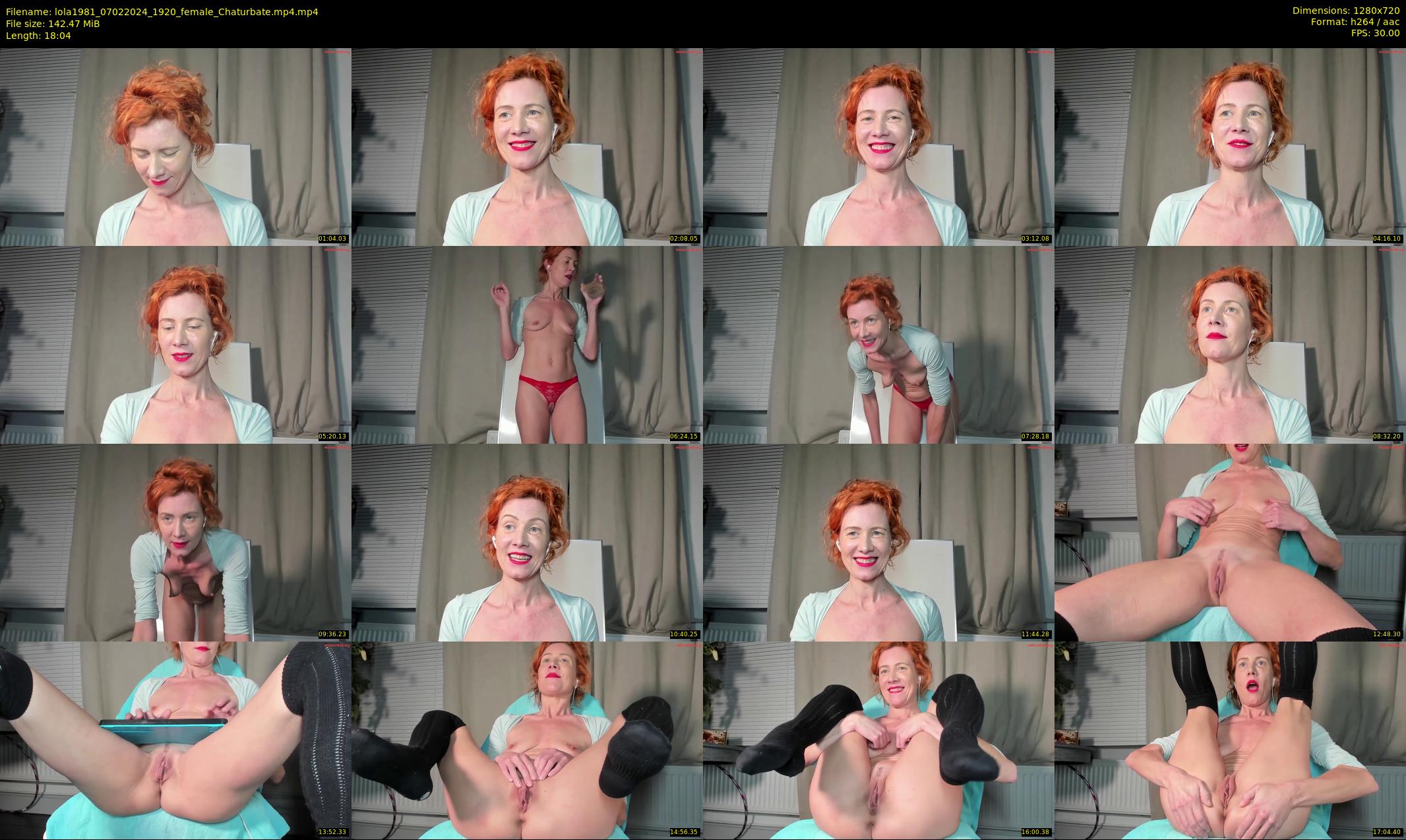 lola1981 — 19 minute Chaturbate female cam show recording, 720p, Feb 7, 2024