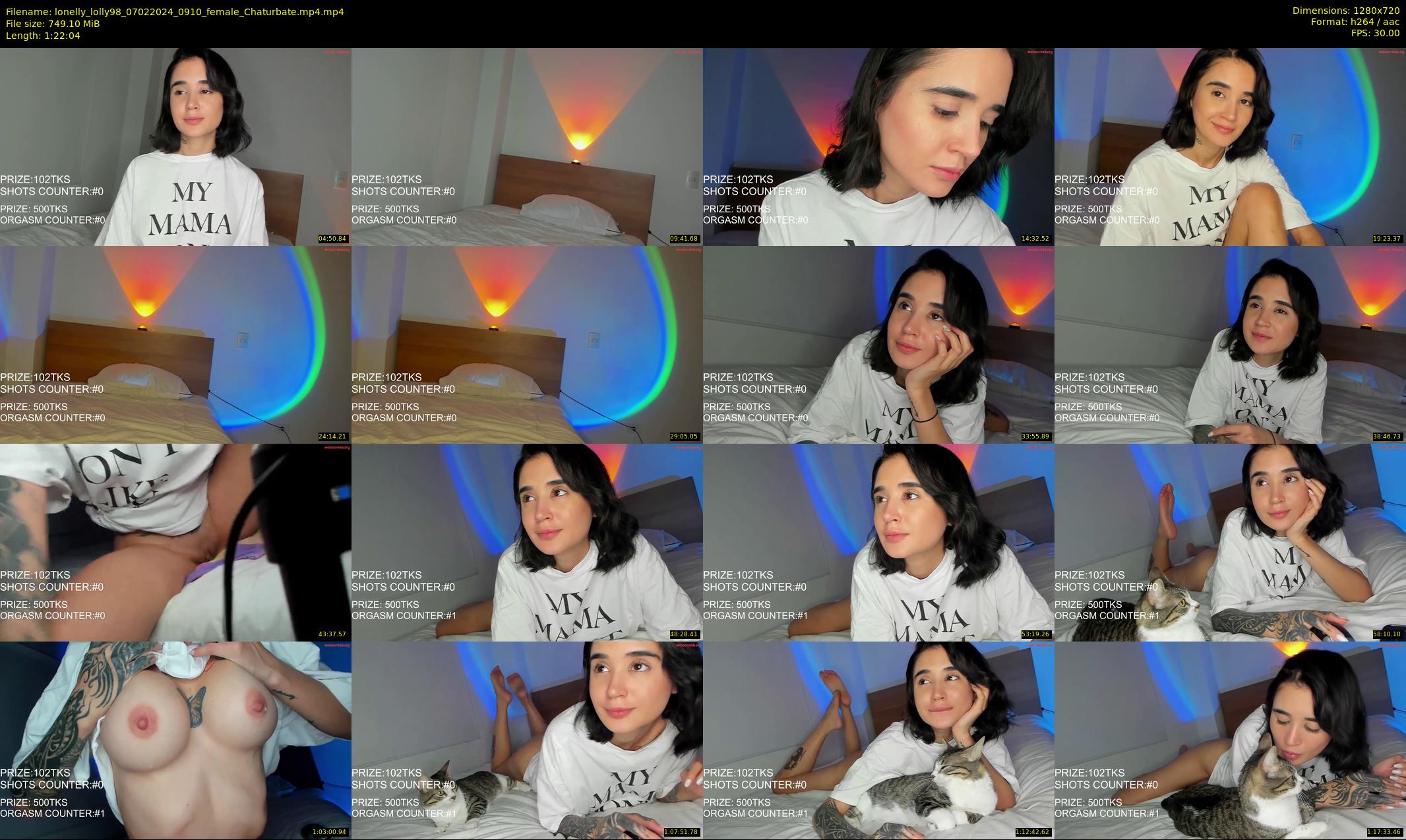 lonelly_lolly98 — 83 minute Chaturbate female cam show recording, 720p, Feb 7, 2024