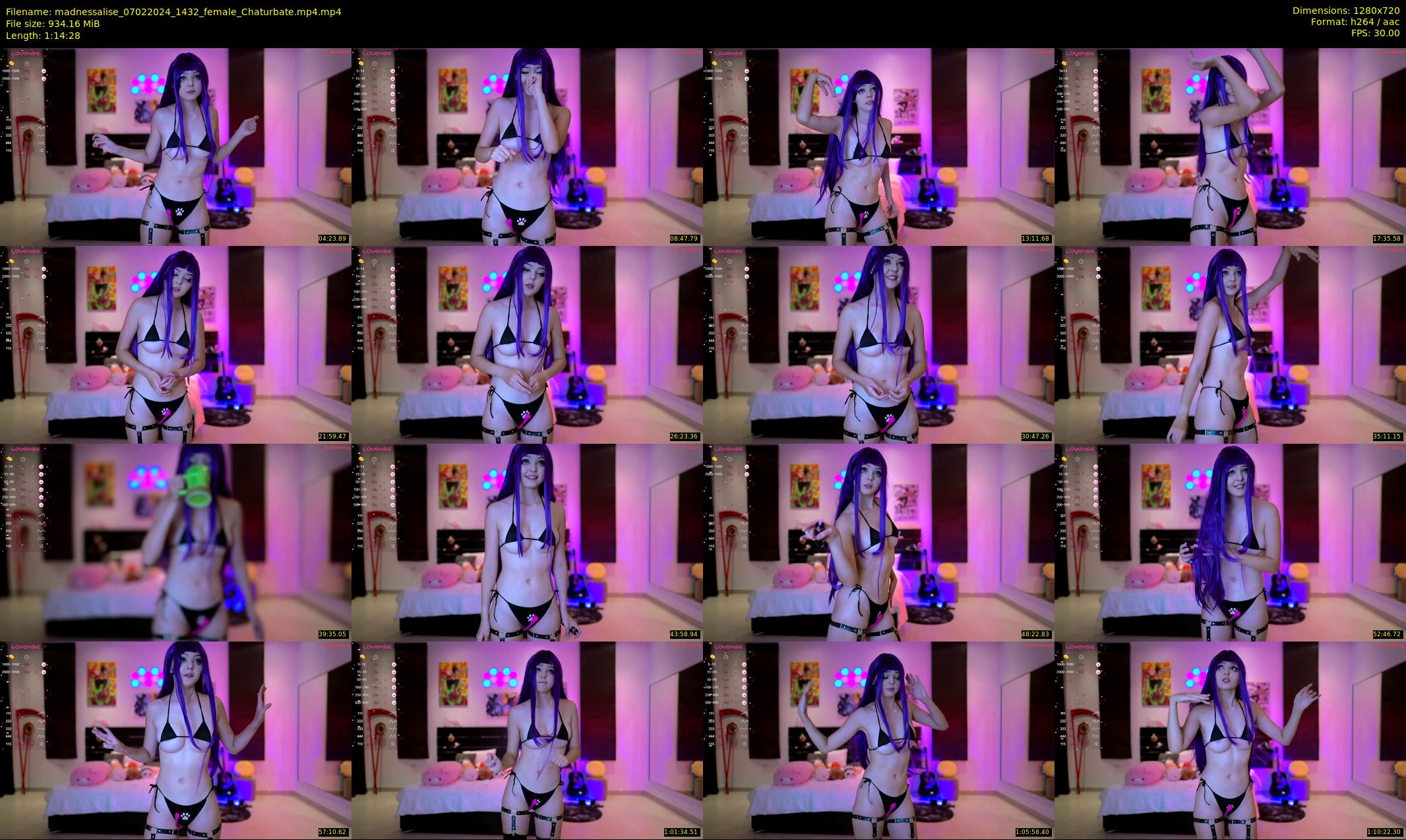 madnessalise — 75 minute Chaturbate female cam show recording, 720p, Feb 7, 2024