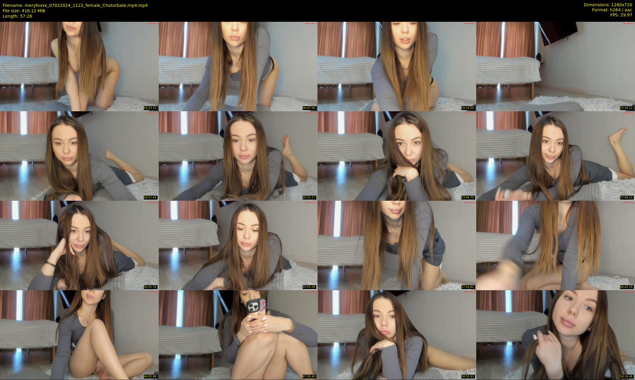 meryfoxxx — 58 minute Chaturbate female cam show recording, 720p, Feb 7, 2024
