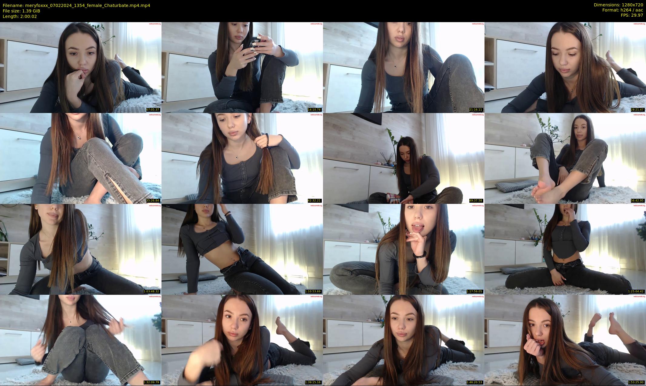 meryfoxxx — 121 minute Chaturbate female cam show recording, 720p, Feb 7, 2024