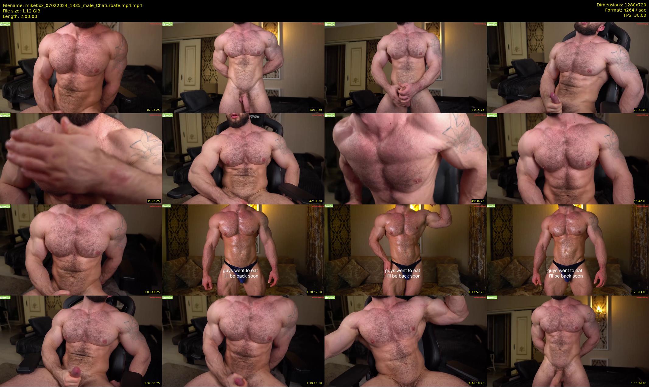 mike0xx — 120 minute Chaturbate male cam show recording, 720p, Feb 7, 2024