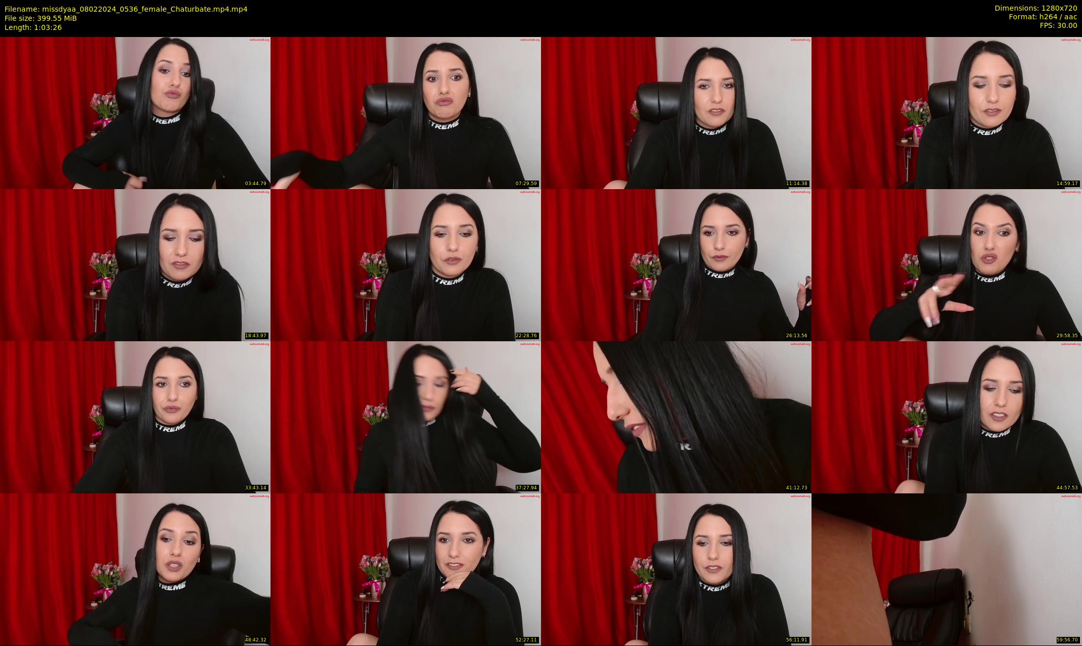 missdyaa — 64 minute Chaturbate female cam show recording, 720p, Feb 8, 2024