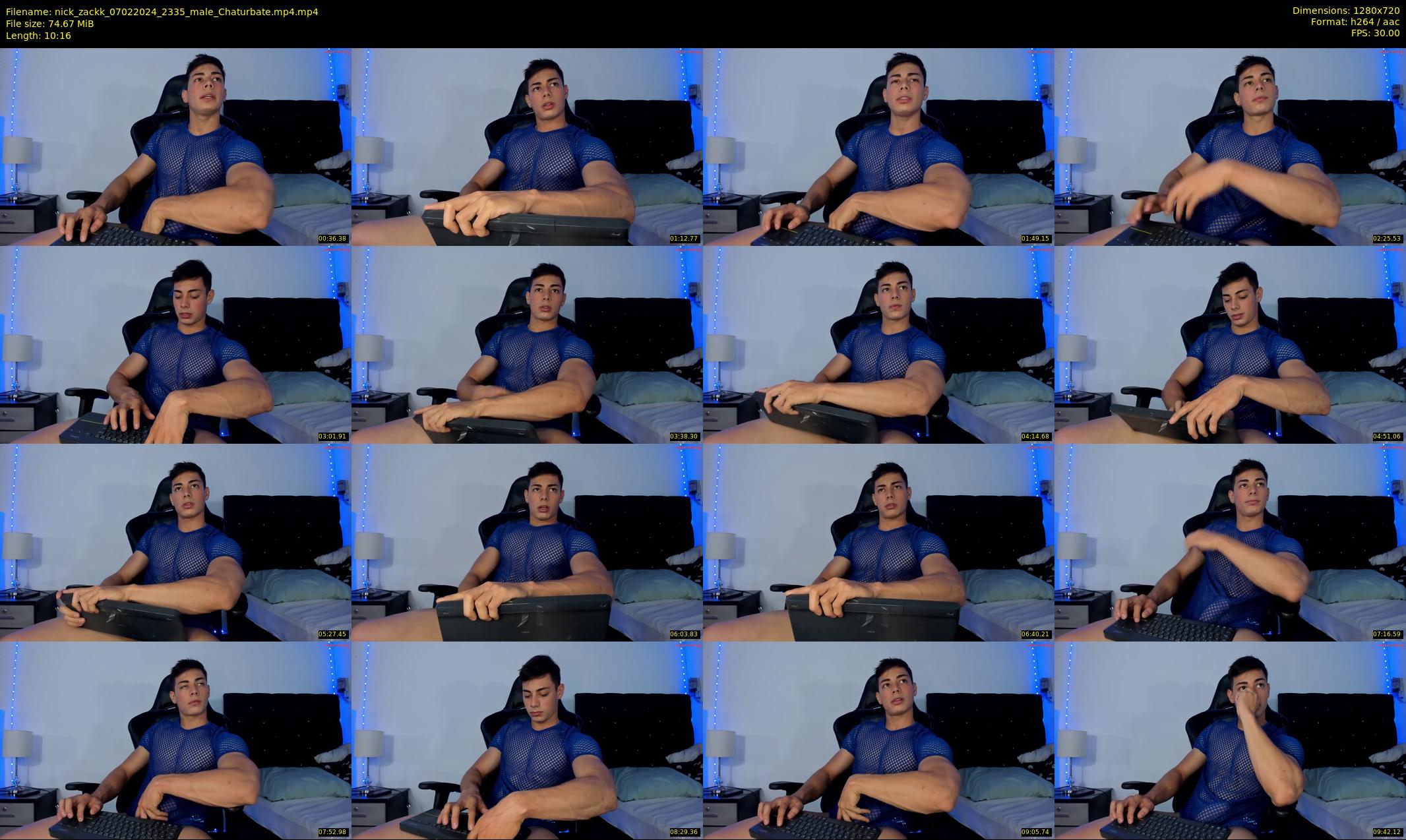 nick_zackk — 11 minute Chaturbate male cam show recording, 720p, Feb 7, 2024