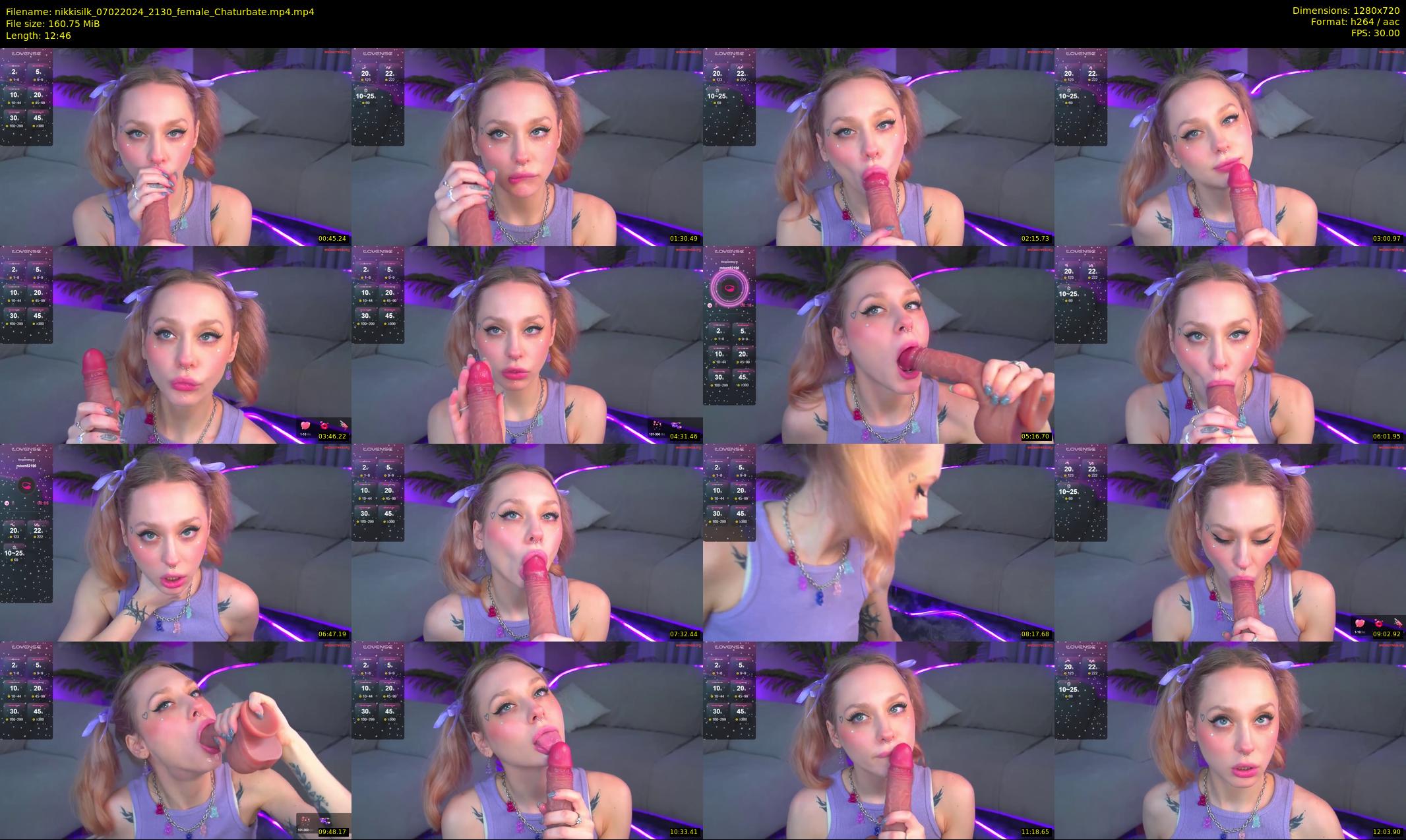 nikkisilk — 13 minute Chaturbate female cam show recording, 720p, Feb 7, 2024