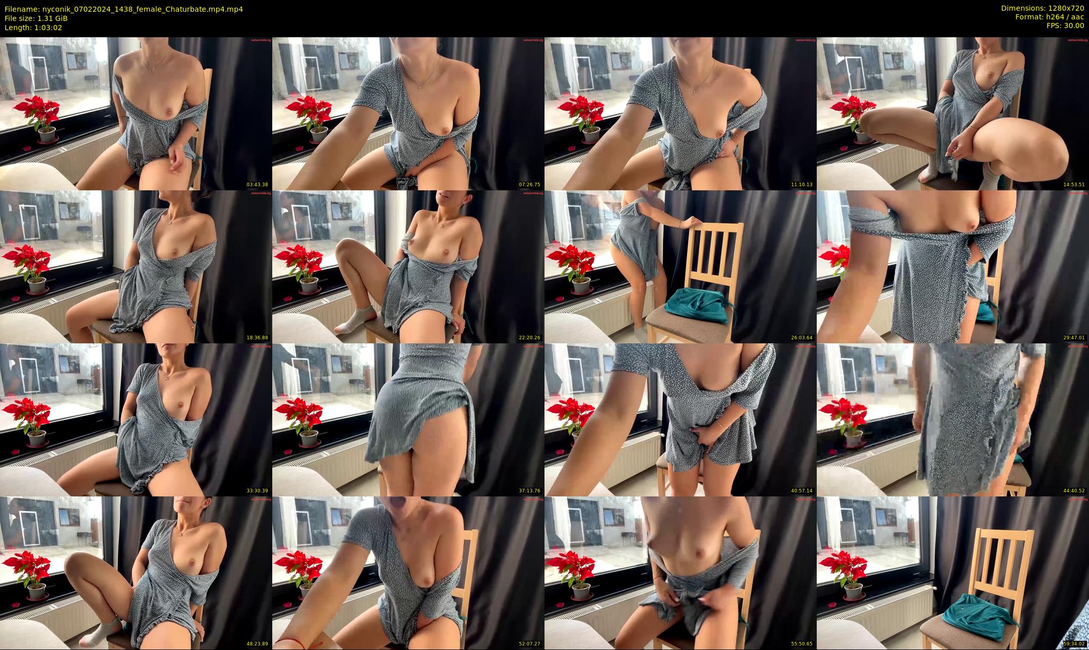 nyconik — 64 minute Chaturbate female cam show recording, 720p, Feb 7, 2024