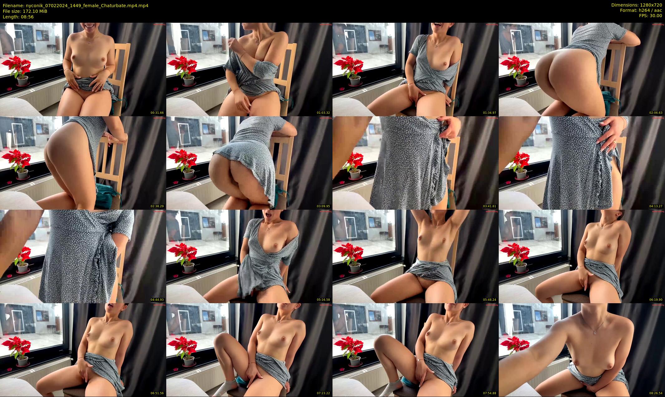 nyconik — 9 minute Chaturbate female cam show recording, 720p, Feb 7, 2024