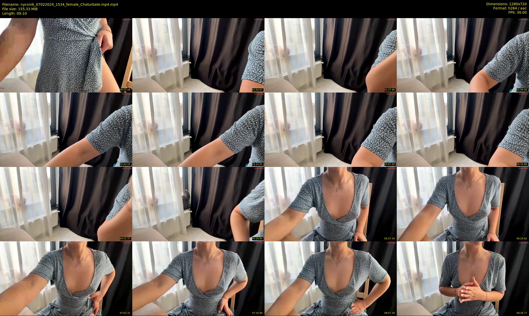 nyconik — 10 minute Chaturbate female cam show recording, 720p, Feb 7, 2024