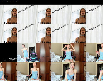 oksanafedorova — 12 minute Chaturbate female cam show recording, 720p, Feb 7, 2024