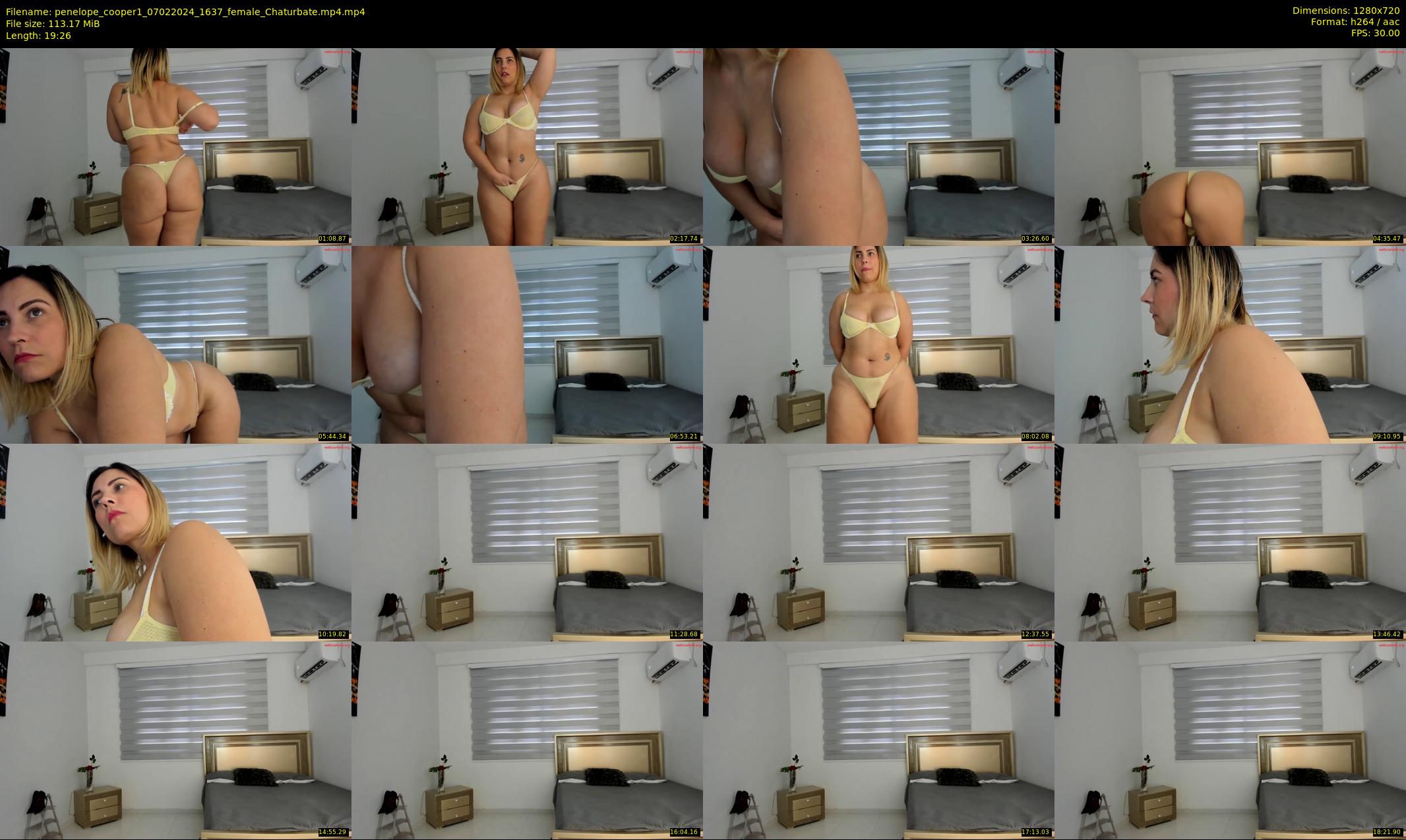 penelope_cooper1 — 20 minute Chaturbate female cam show recording, 720p, Feb 7, 2024