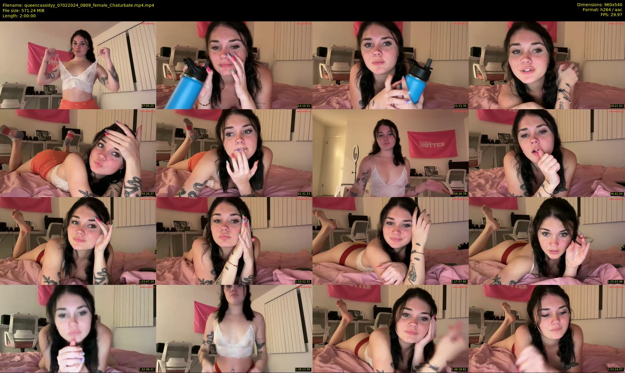 queencassidyy — 120 minute Chaturbate female cam show recording, 480p, Feb 7, 2024