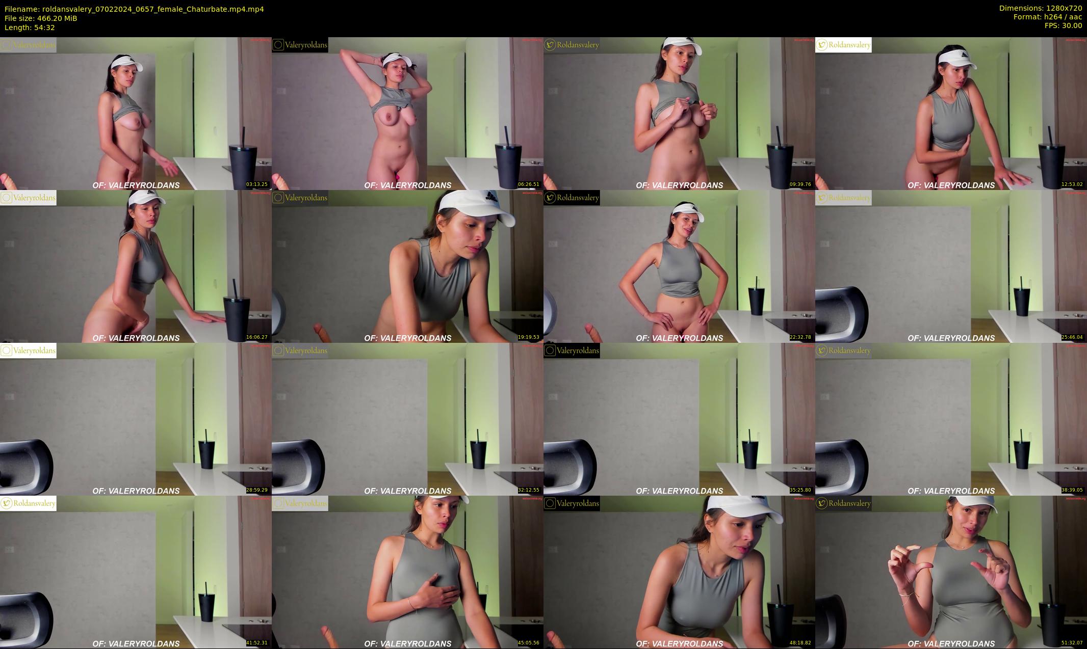 roldansvalery — 55 minute Chaturbate female cam show recording, 720p, Feb 7, 2024