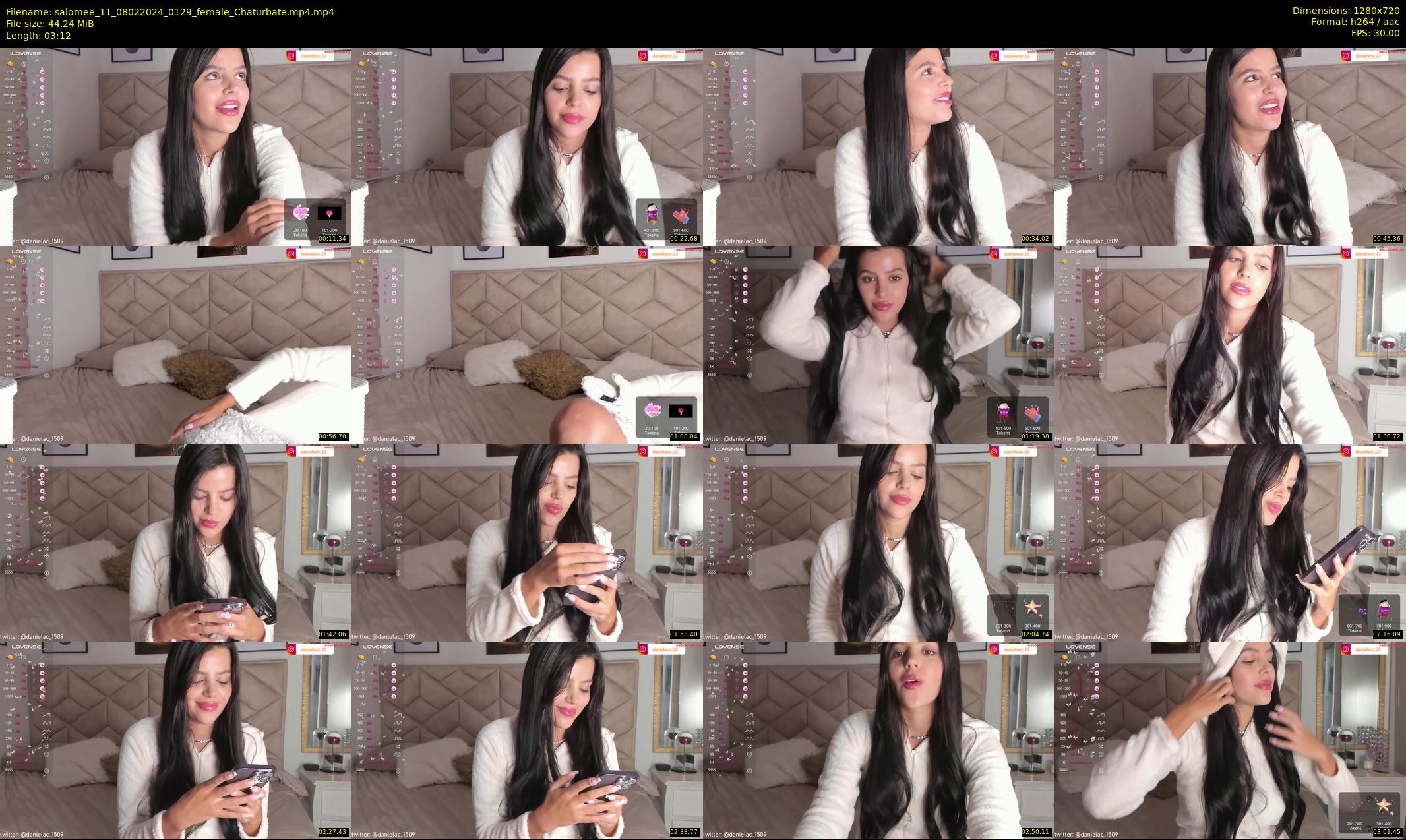 salomee_11 — 4 minute Chaturbate female cam show recording, 720p, Feb 8, 2024