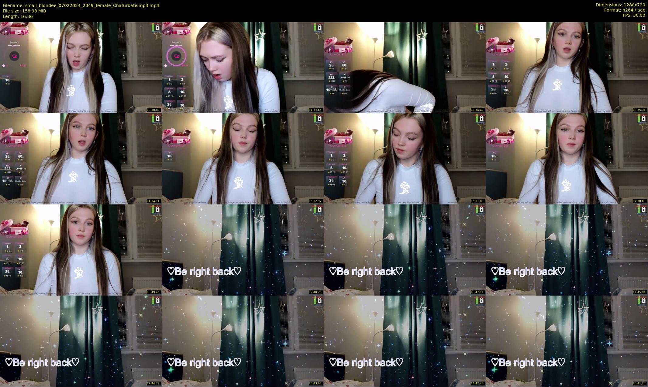 small_blondee — 17 minute Chaturbate female cam show recording, 720p, Feb 7, 2024