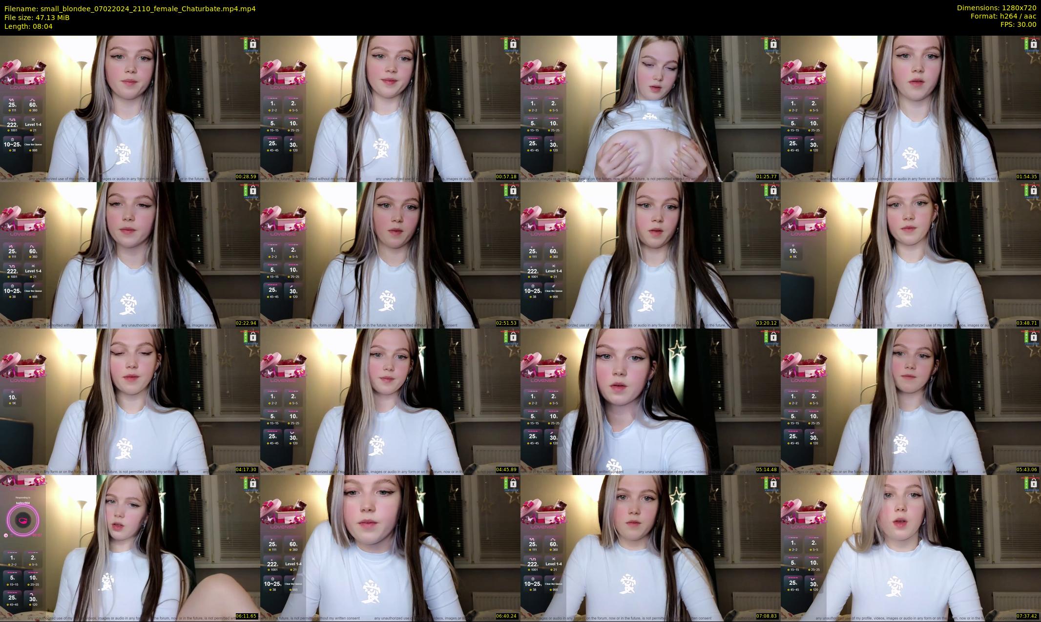 small_blondee — 9 minute Chaturbate female cam show recording, 720p, Feb 7, 2024
