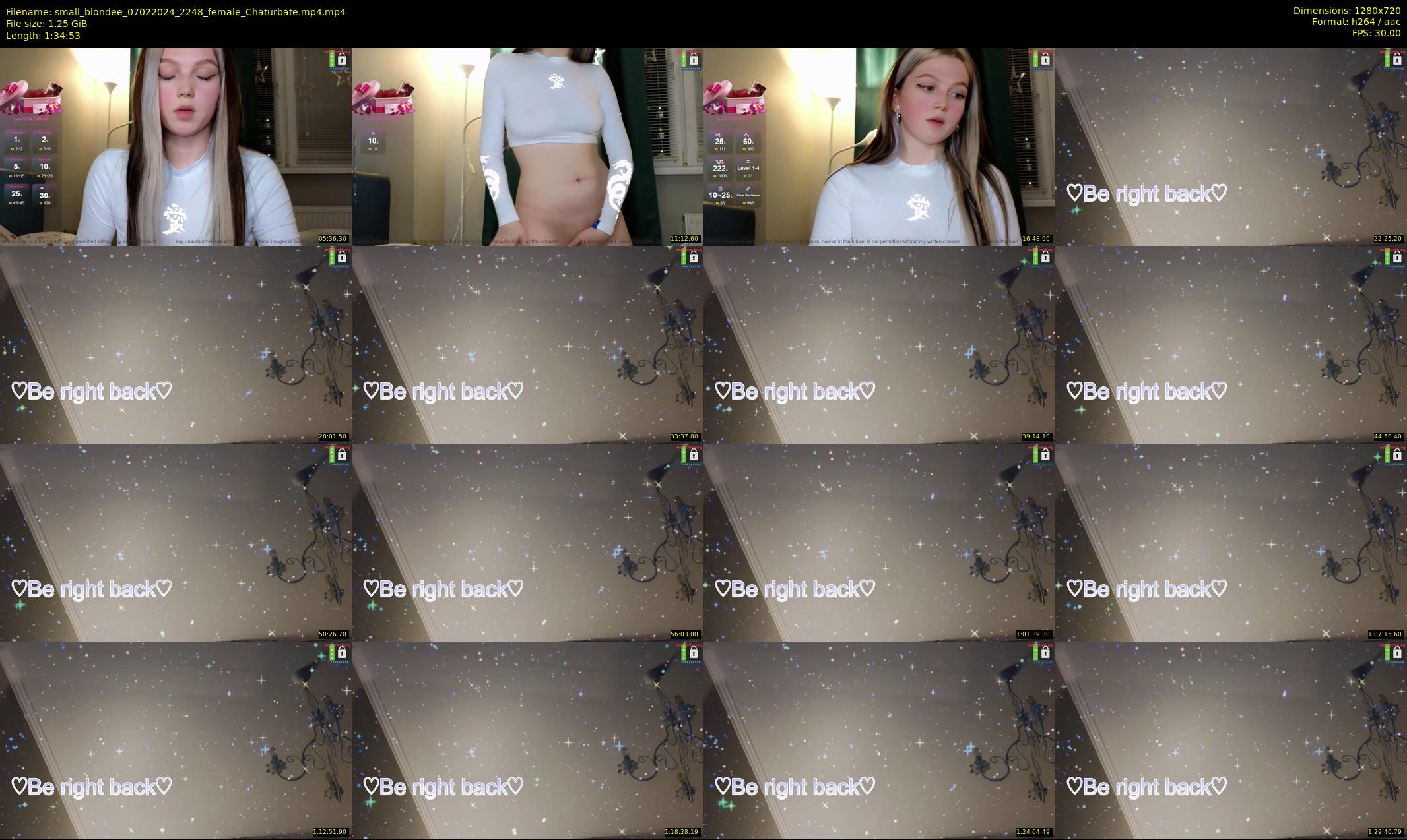 small_blondee — 95 minute Chaturbate female cam show recording, 720p, Feb 7, 2024