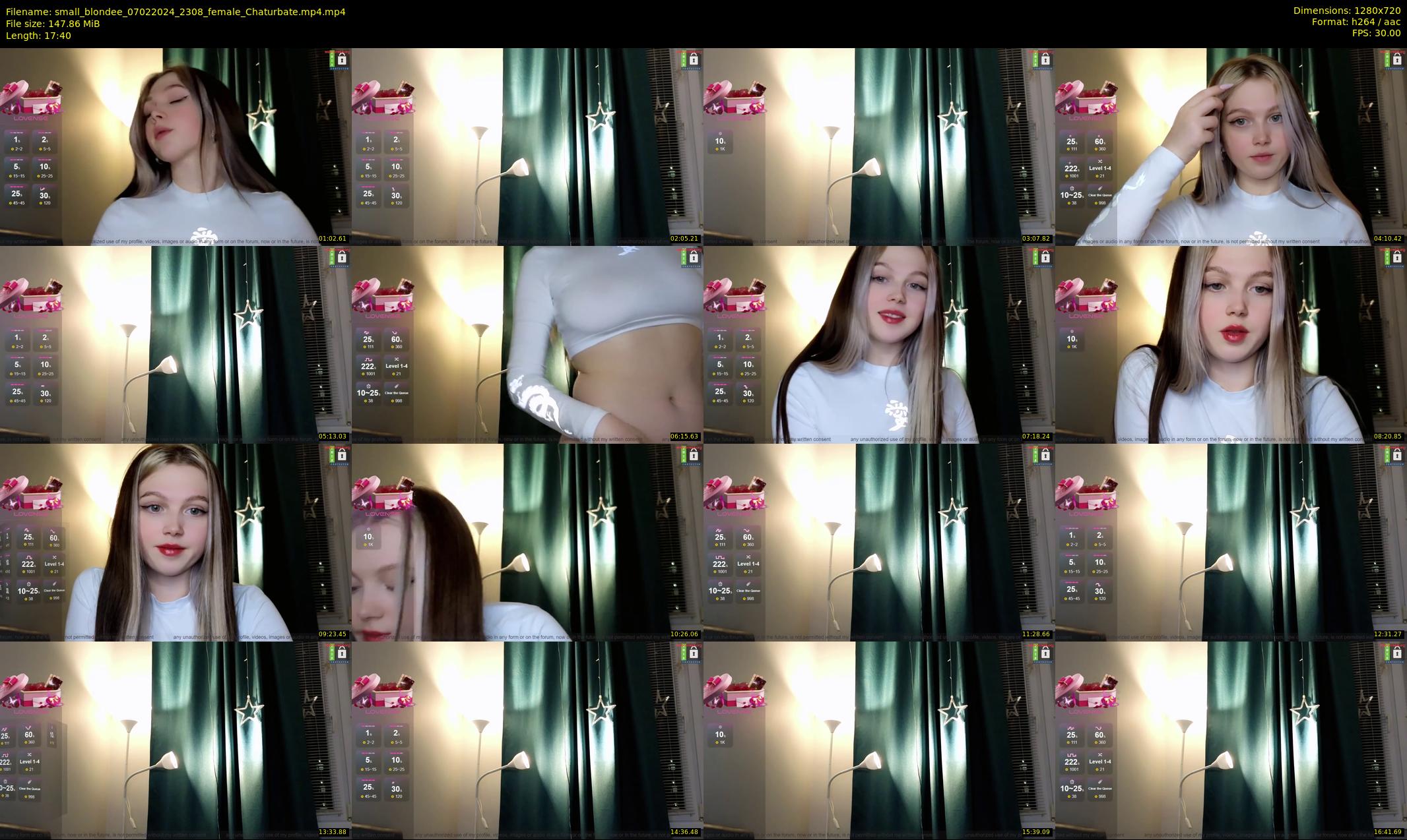 small_blondee — 18 minute Chaturbate female cam show recording, 720p, Feb 7, 2024