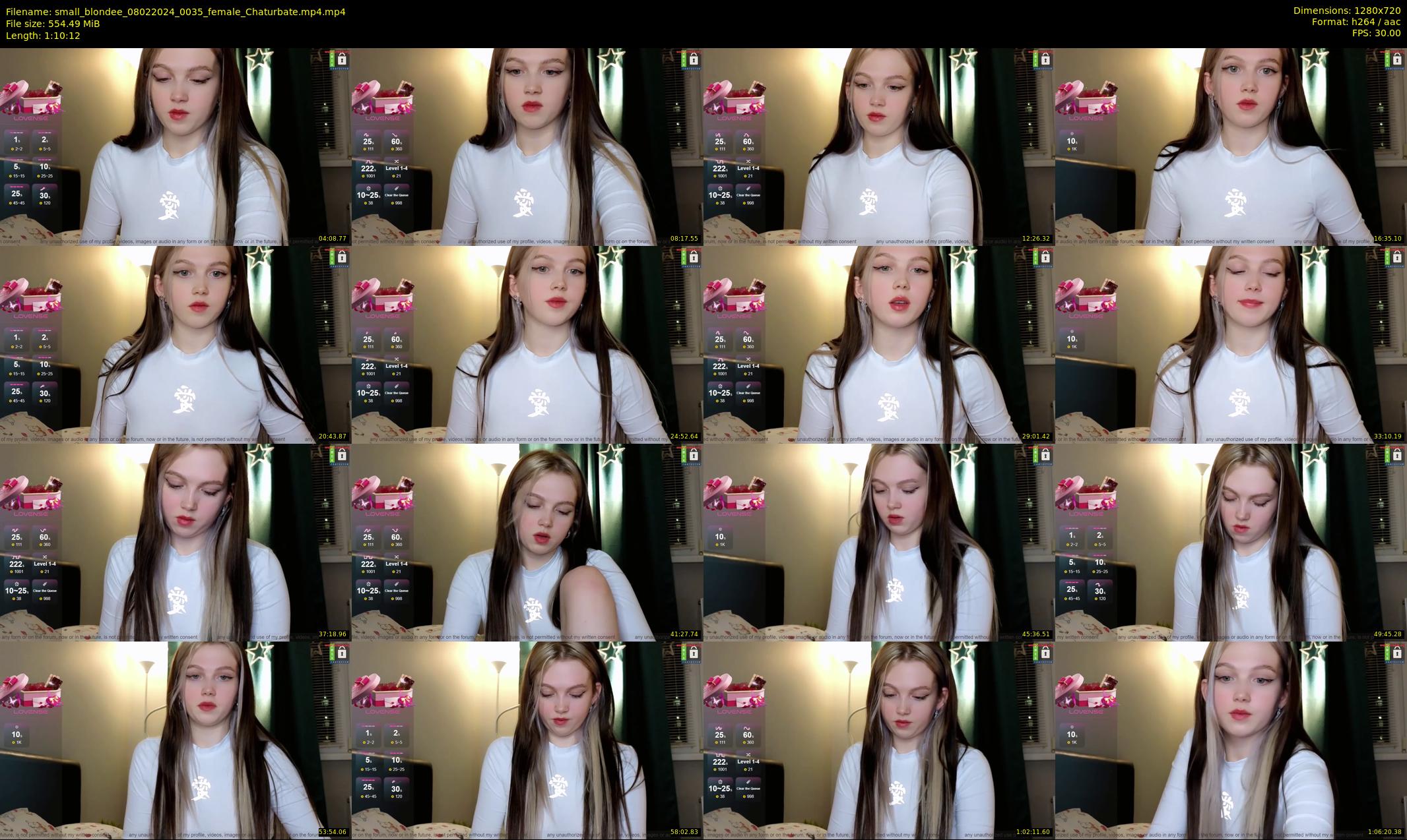 small_blondee — 71 minute Chaturbate female cam show recording, 720p, Feb 8, 2024