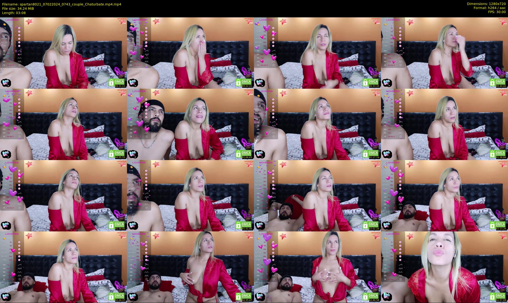 spartan8021 — 4 minute Chaturbate couple cam show recording, 720p, Feb 7, 2024