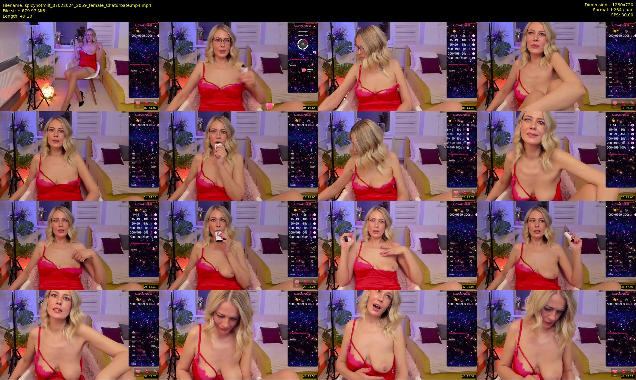spicyhotmilf — 50 minute Chaturbate female cam show recording, 720p, Feb 7, 2024
