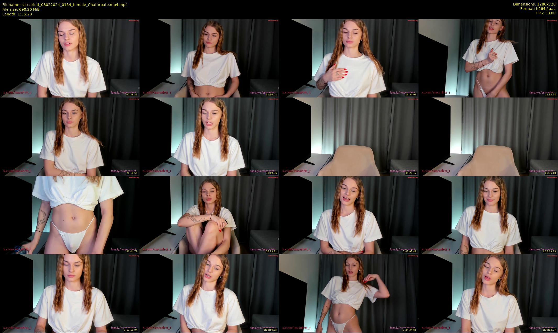 ssscarlett — 96 minute Chaturbate female cam show recording, 720p, Feb 8, 2024