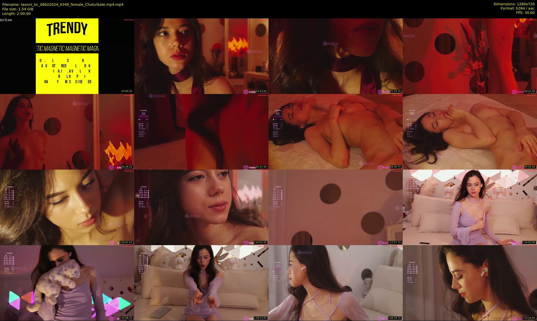 taanni_bc — 120 minute Chaturbate female cam show recording, 720p, Feb 8, 2024