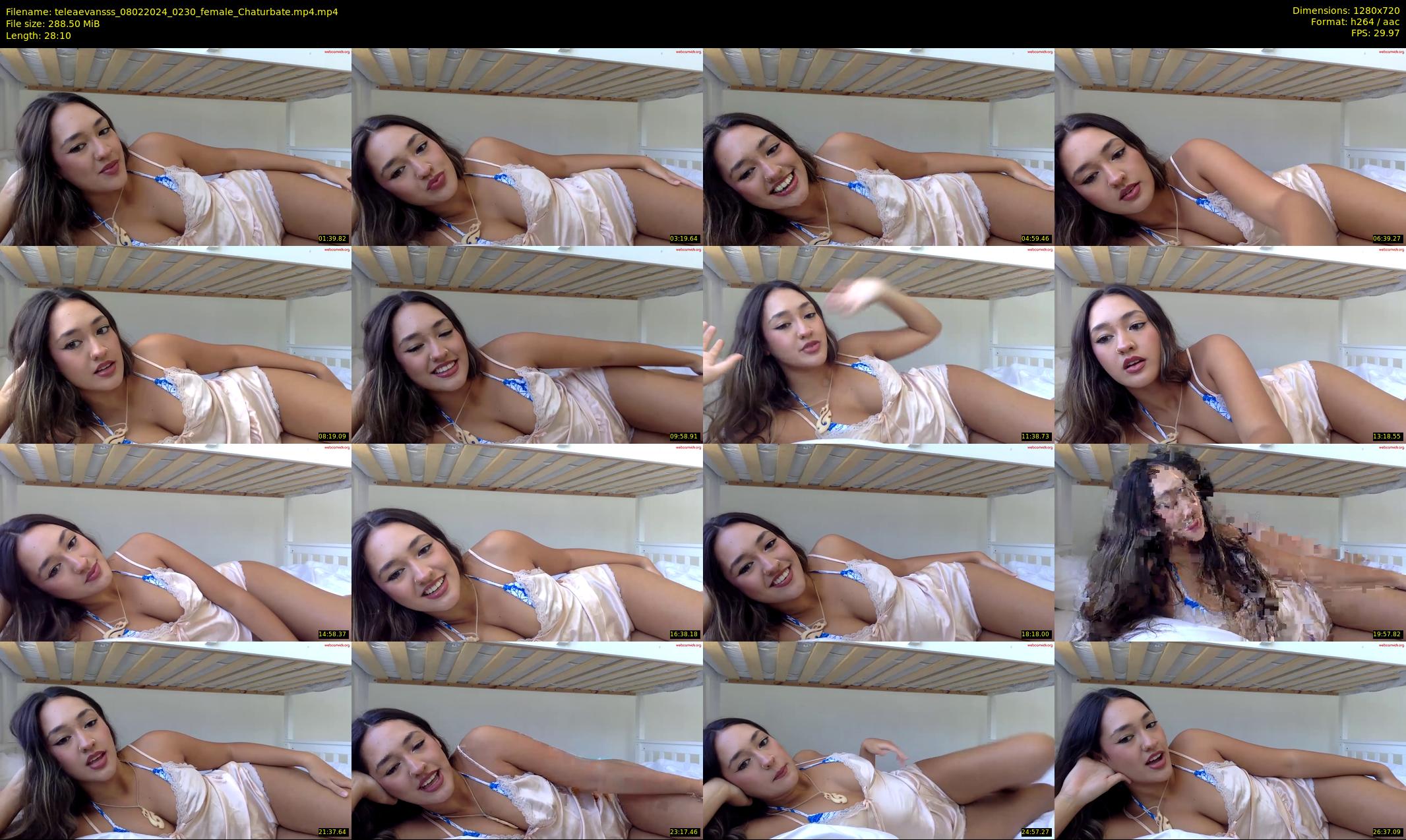 teleaevansss — 29 minute Chaturbate female cam show recording, 720p, Feb 8, 2024
