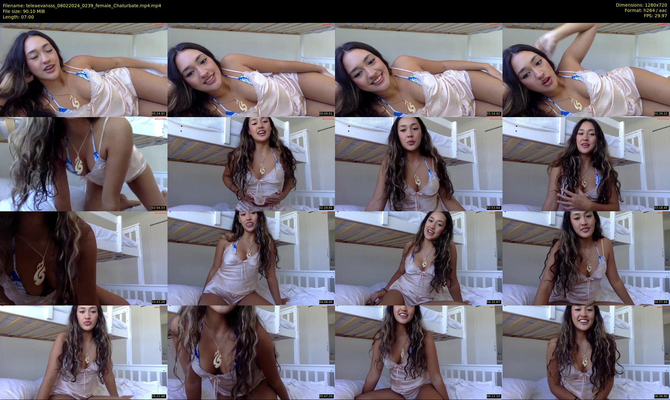 teleaevansss — 7 minute Chaturbate female cam show recording, 720p, Feb 8, 2024