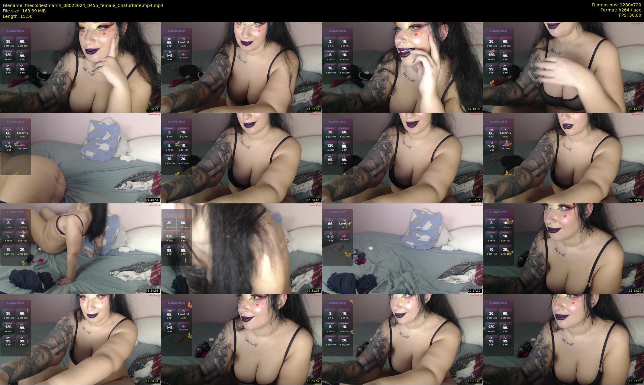 thecoldestmarch — 16 minute Chaturbate female cam show recording, 720p, Feb 8, 2024