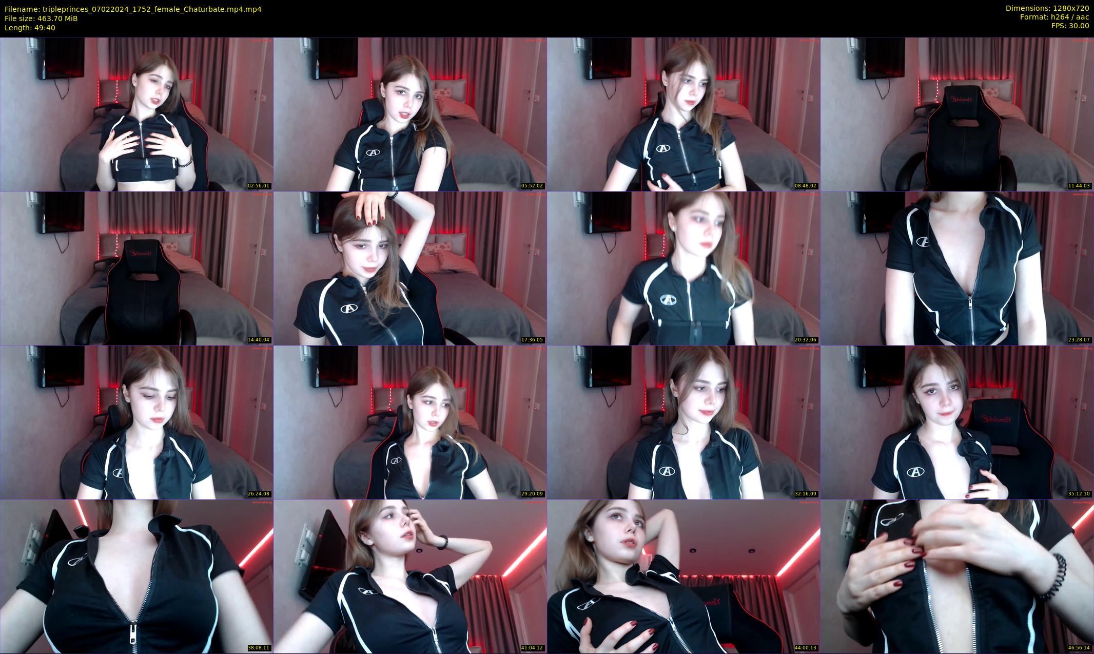 tripleprinces — 50 minute Chaturbate female cam show recording, 720p, Feb 7, 2024