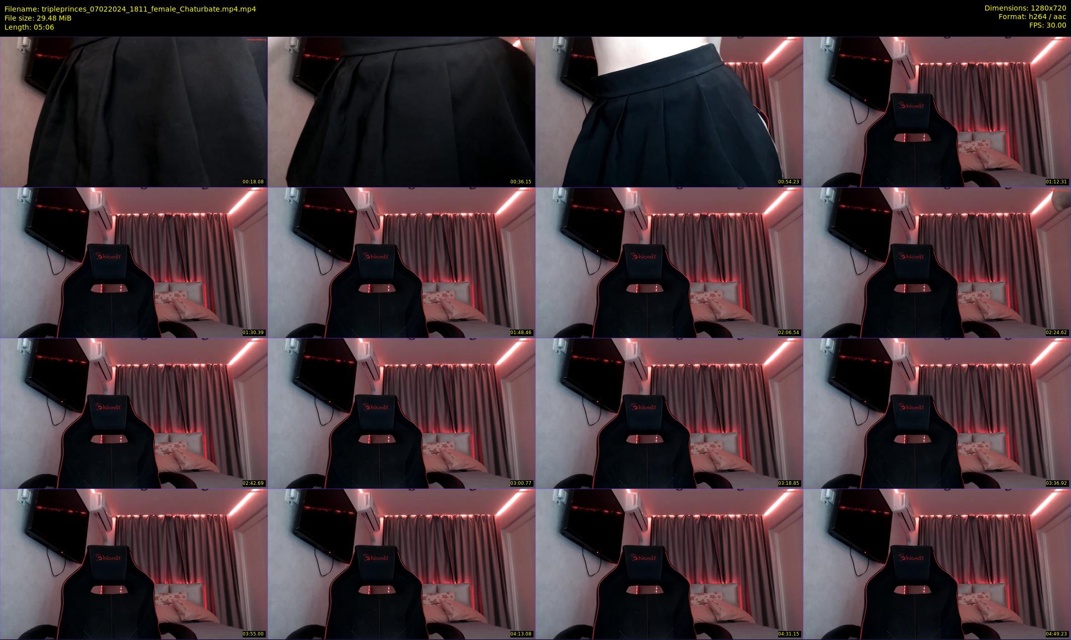 tripleprinces — 6 minute Chaturbate female cam show recording, 720p, Feb 7, 2024